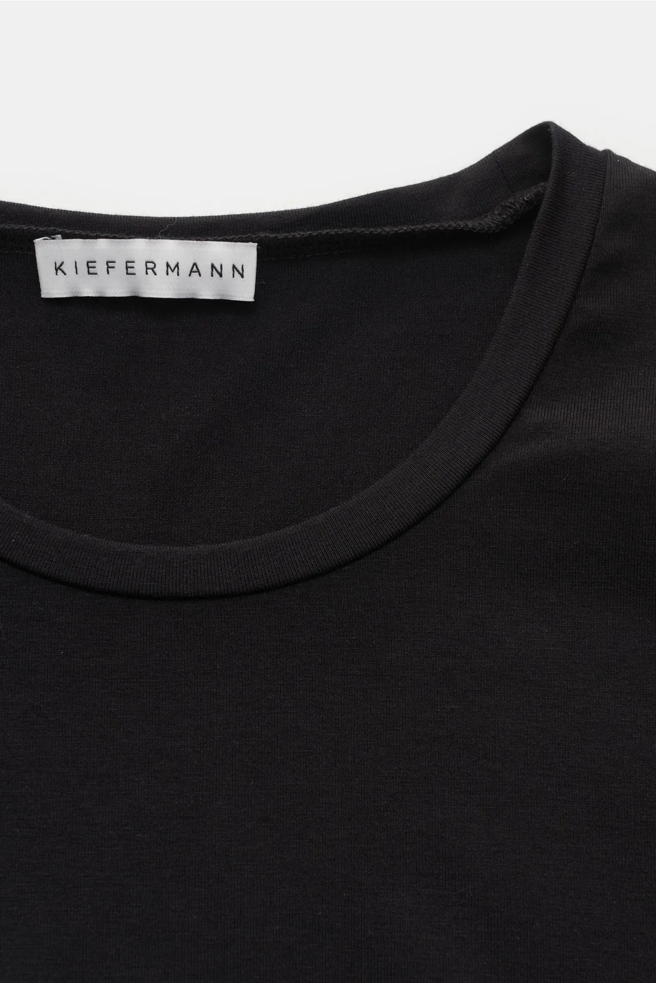 Kiefermann - Herren - Rundhals-Longsleeve 'Emil' schwarz – Bild 2