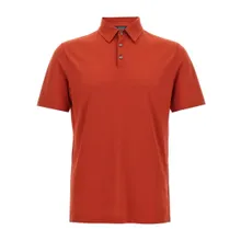 Zanone - Ice Cotton%27 Polo Shirt - Größe 50 - orange Zanone - Ice Cotton%27 Polo Shirt - Größe 50 - orange