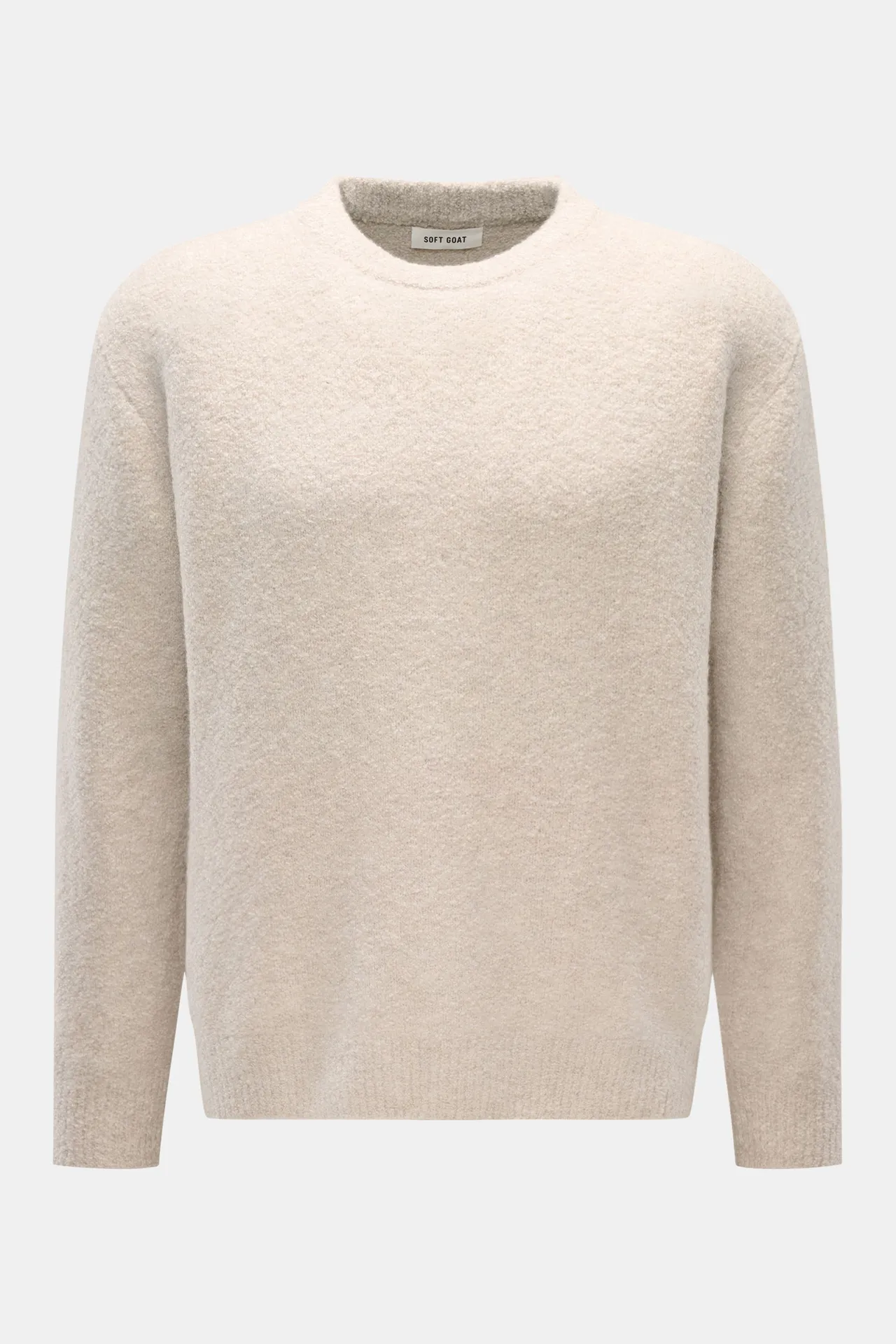 Soft Goat - Herren - Rundhalspullover sand Soft Goat - Herren - Rundhalspullover sand