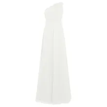 Apart - One-Shoulder Chiffonkleid - Größe 42 - creme Apart - One-Shoulder Chiffonkleid - Größe 42 - creme