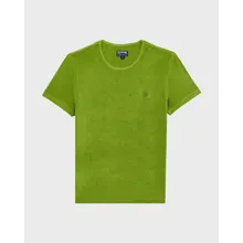 Vilebrequin - Einfarbiges Unisex-t-shirt Aus Frottee - T-shirt - Tiramisu - Grün - Größe M Vilebrequin - Einfarbiges Unisex-t-shirt Aus Frottee - T-shirt - Tiramisu - Grün - Größe M