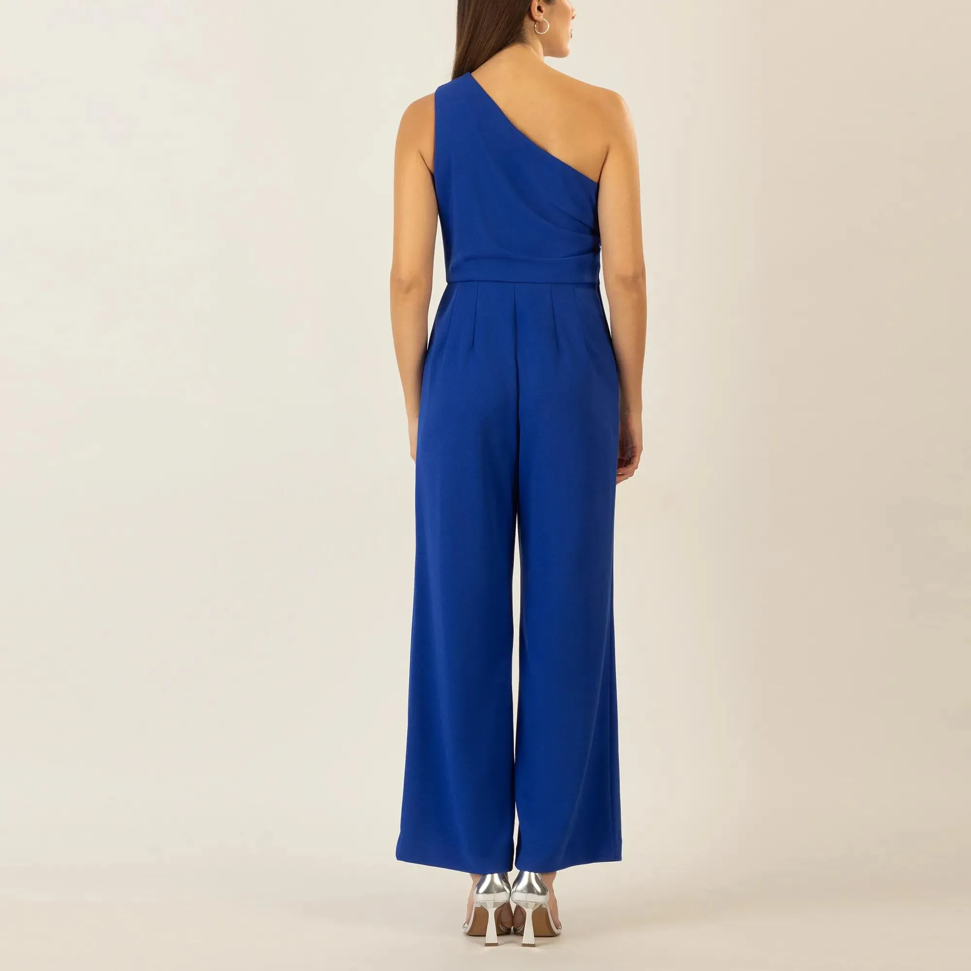 Apart - One-Shoulder Overall - Größe 36 - blau – Bild 2