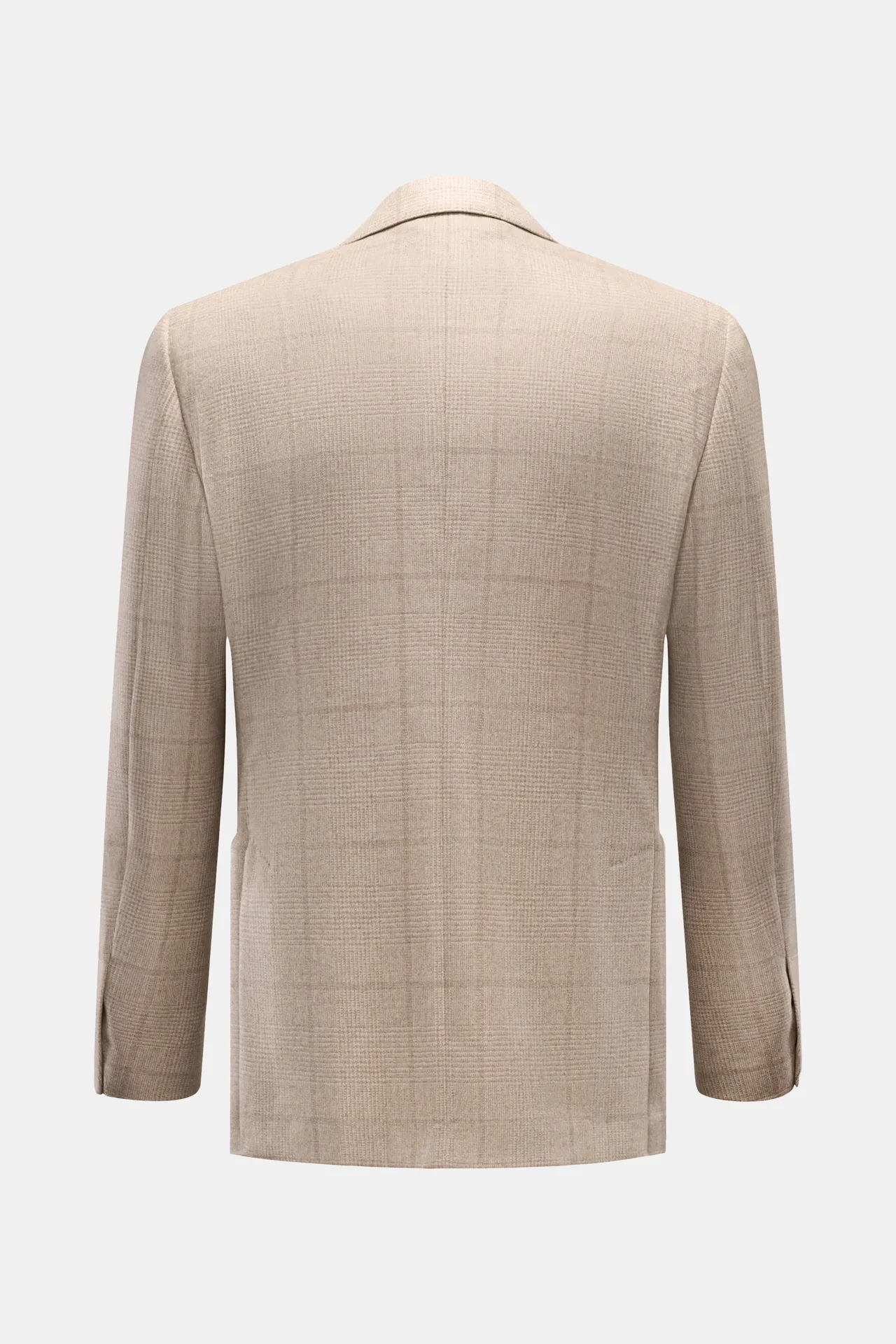 Lardini - Herren - Cashmere Sakko beige kariert – Bild 3