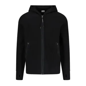 CP Company - Full Zip Hooded Sweatshirt With Zippered Pockets - Größe XL - schwarz CP Company - Full Zip Hooded Sweatshirt With Zippered Pockets - Größe XL - schwarz