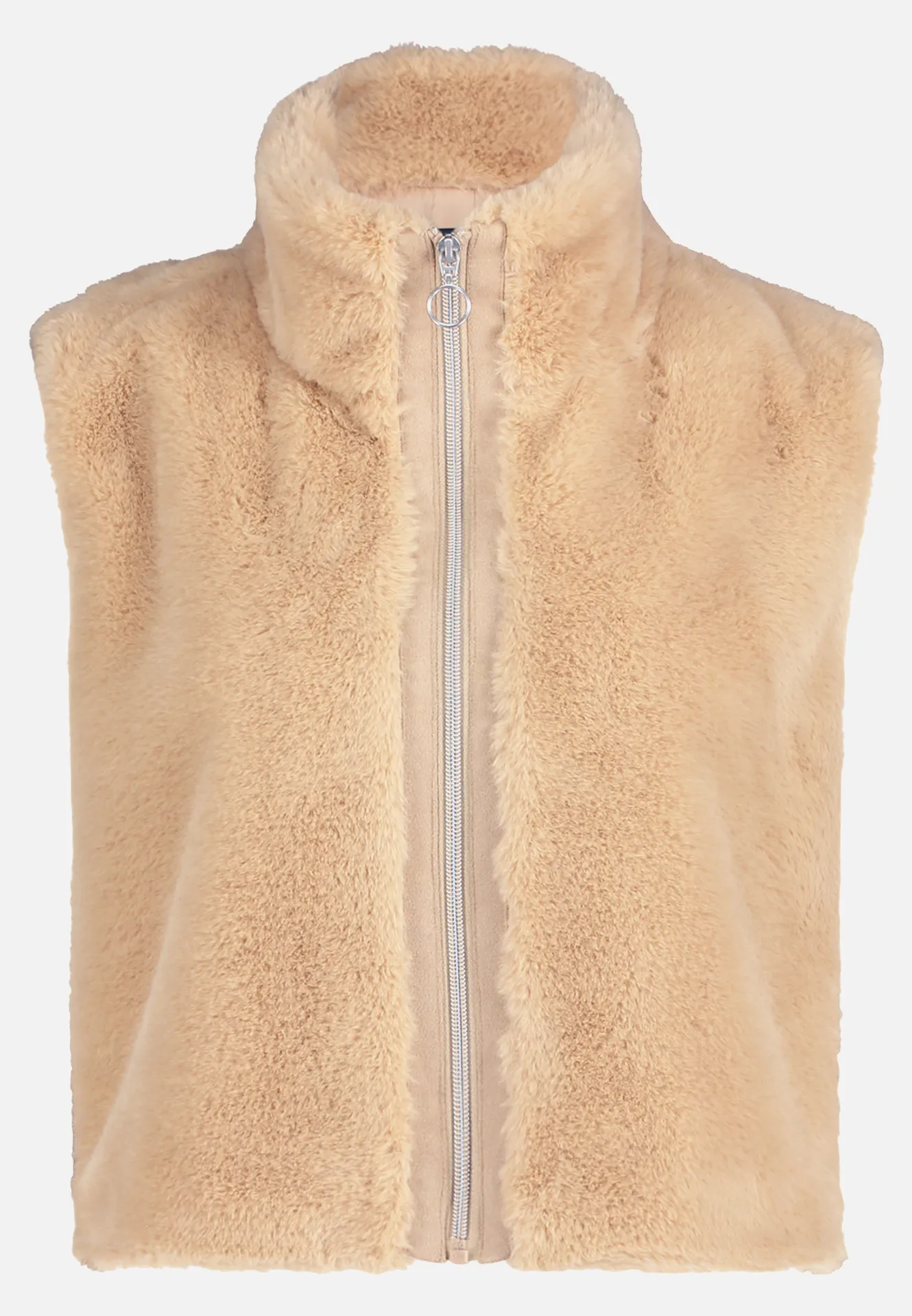 Plüschweste mit Reißverschluss – Bild 3