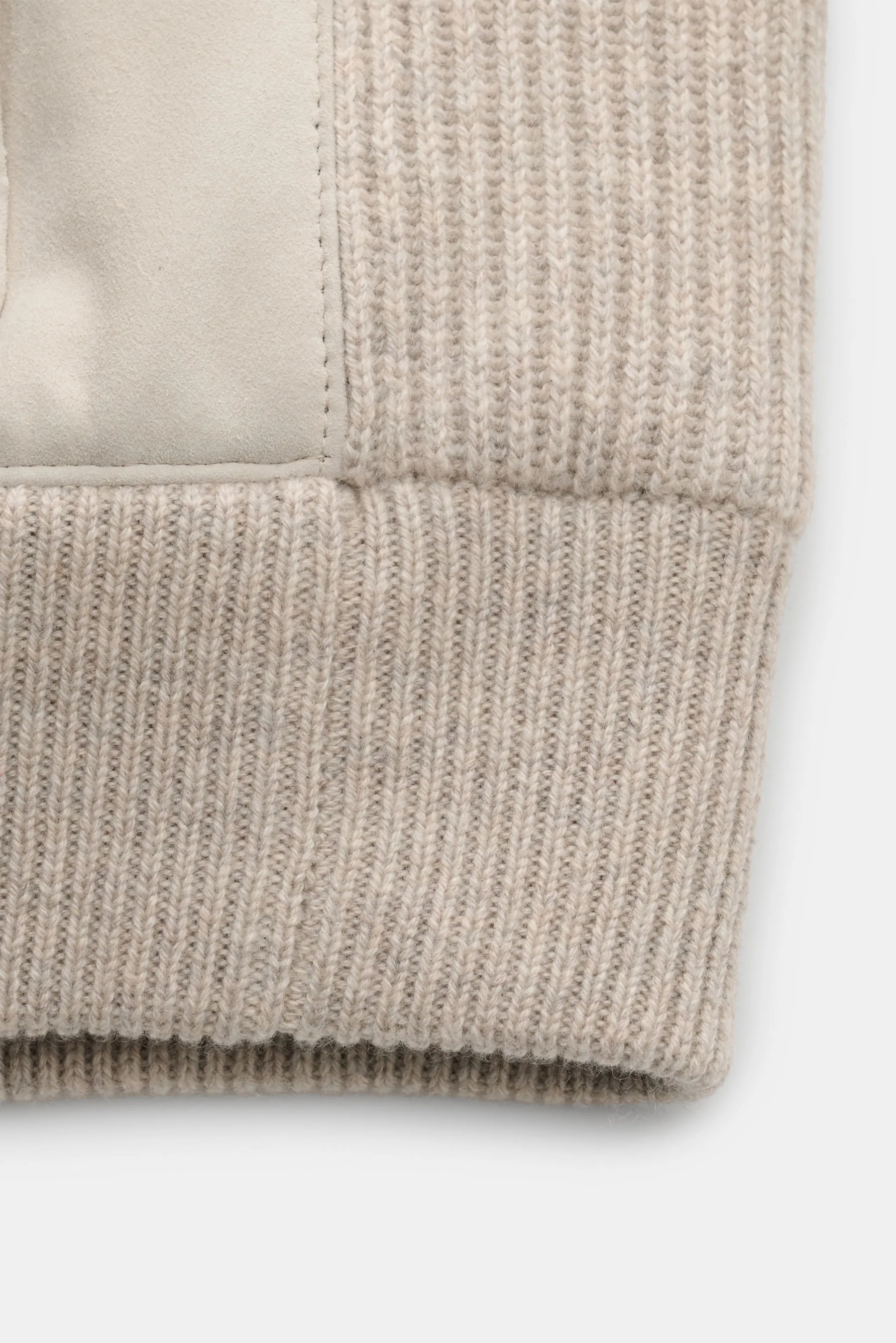Brunello Cucinelli - Herren - Cashmere Strickblouson sand – Bild 5