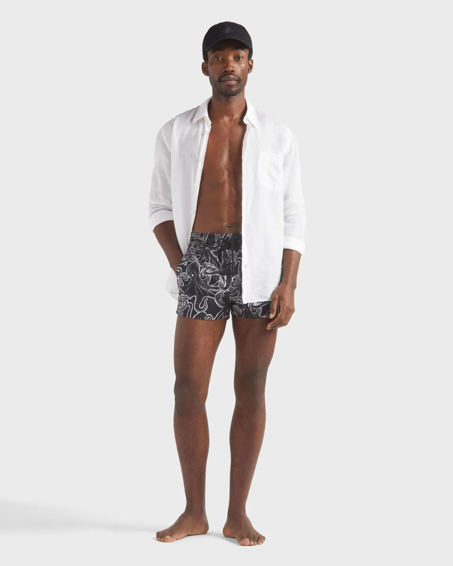 Vilebrequin - Kurze Poulpes Badeshorts Für Herren - Bademode - Manta - Schwarz - Größe XXXL – Bild 5