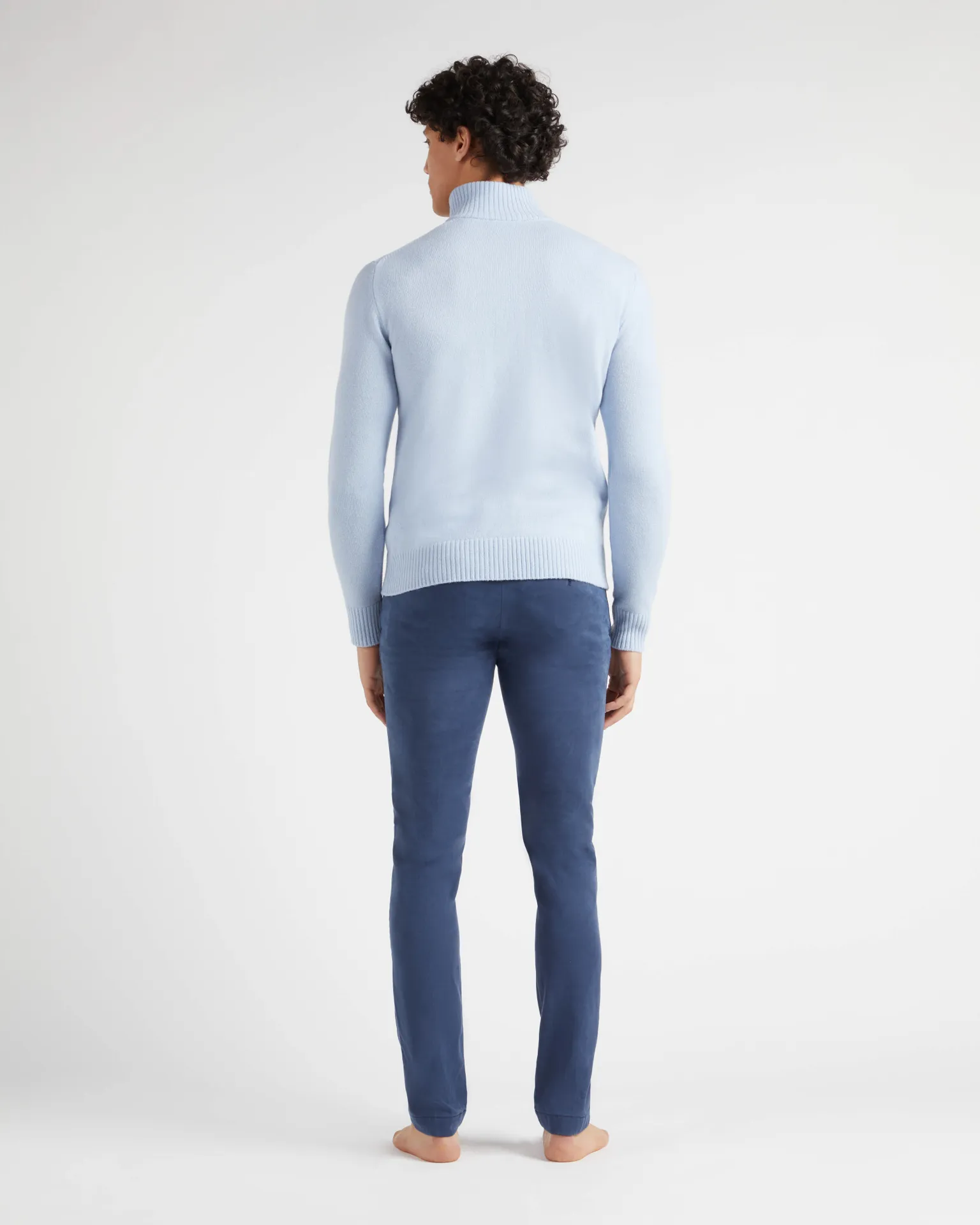 Vilebrequin - Turtle Pulloverjacke Aus Kaschmir Und Wolle Für Herren - Pullover - Juan - Blau - Größe L – Bild 4