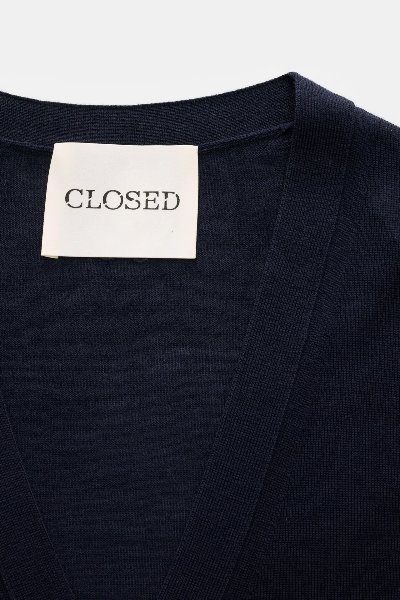 Closed - Herren - Feinstrick-Cardigan navy – Bild 2