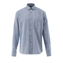 VAN LAACK - Hemd Tailor Fit Karo - Größe 45 - blau VAN LAACK - Hemd Tailor Fit Karo - Größe 45 - blau