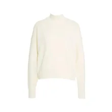 Kaos - Oversized White Sweater With Glitter Finish - Größe S - beige Kaos - Oversized White Sweater With Glitter Finish - Größe S - beige