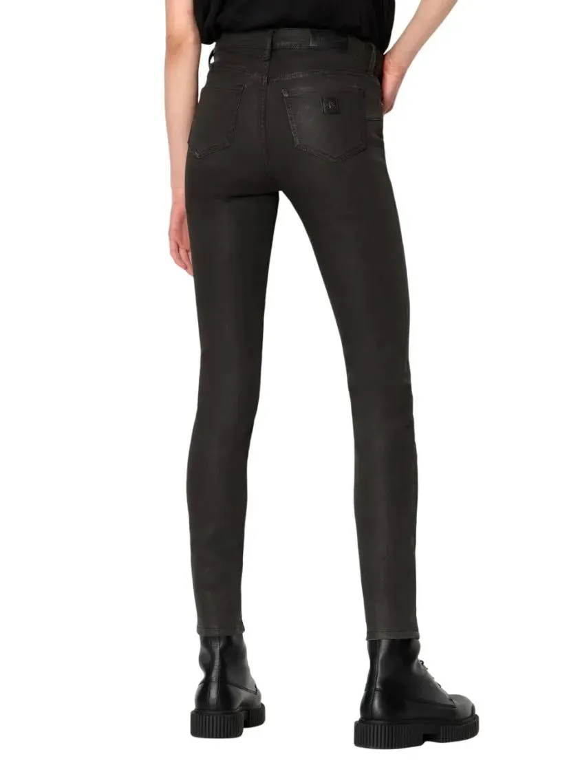 Armani Exchange - Super Skinny Jeans With Lift-Up Effect - Größe 27 - schwarz – Bild 3