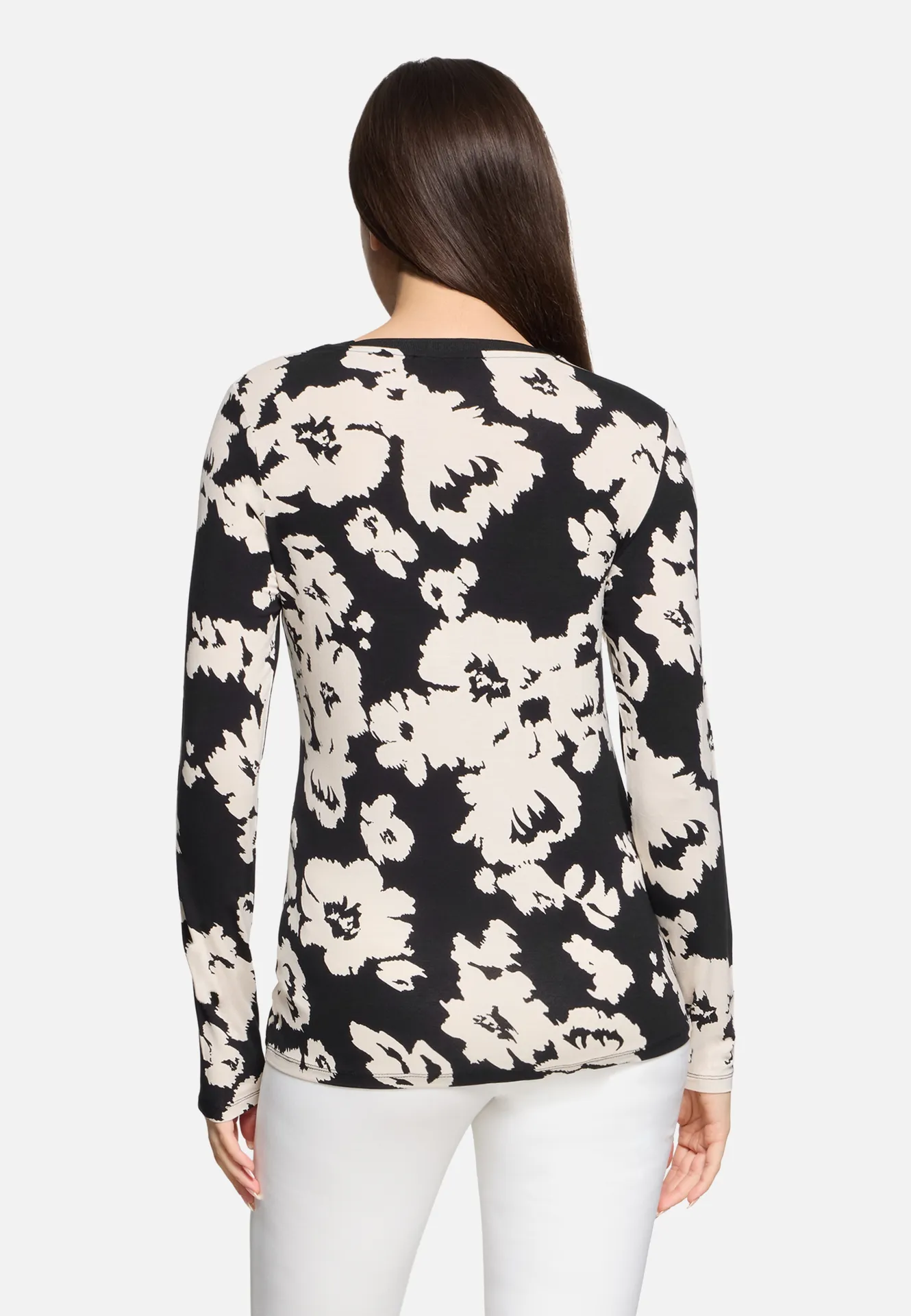 Basic Shirt mit Rippbündchen Basic Shirt mit Rippbündchen