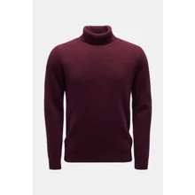 von Braun - Herren - Cashmere Rollkragenpullover bordeaux von Braun - Herren - Cashmere Rollkragenpullover bordeaux