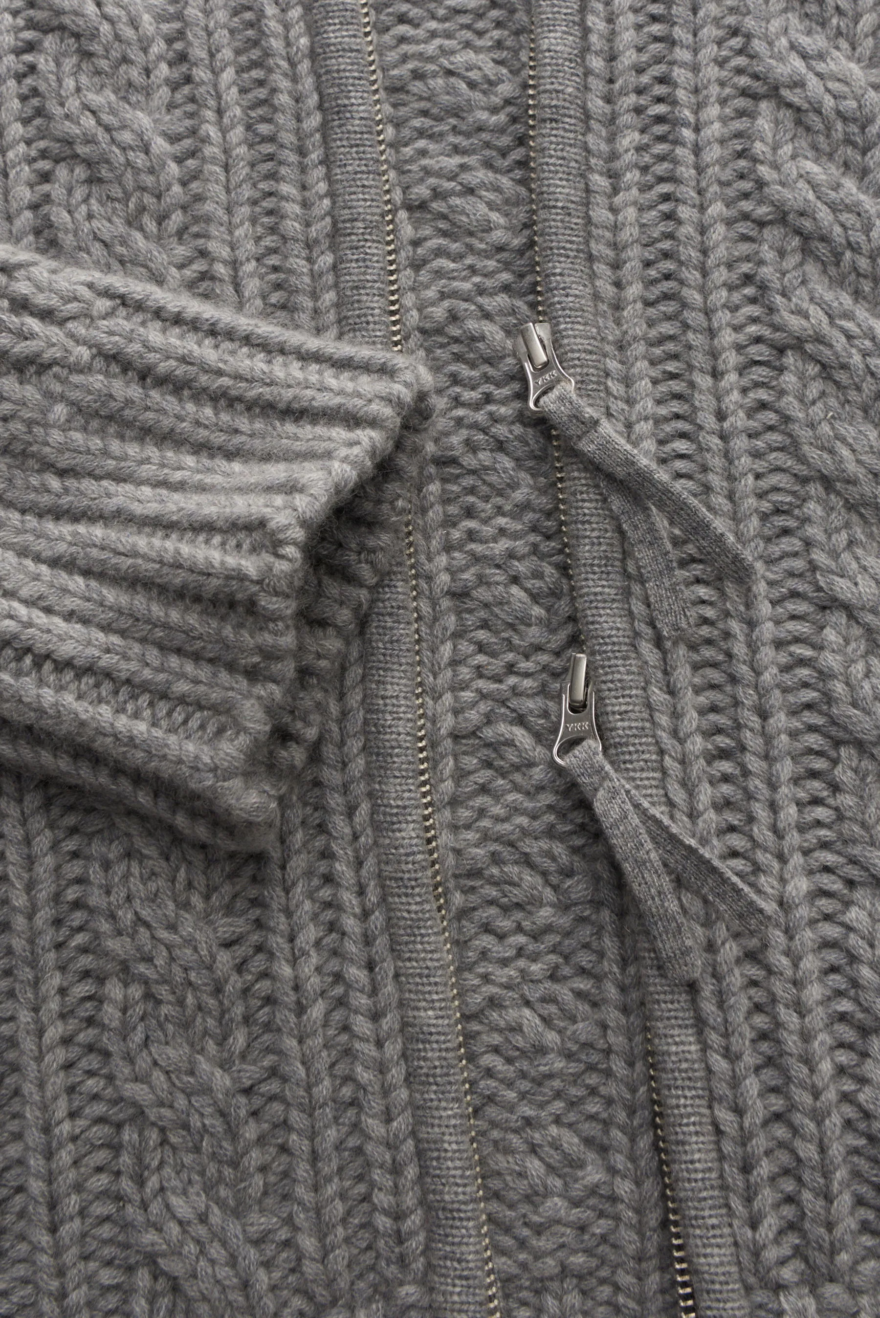 Stephan Boya - Herren - Cashmere Strickjacke 'Blake' grau – Bild 3