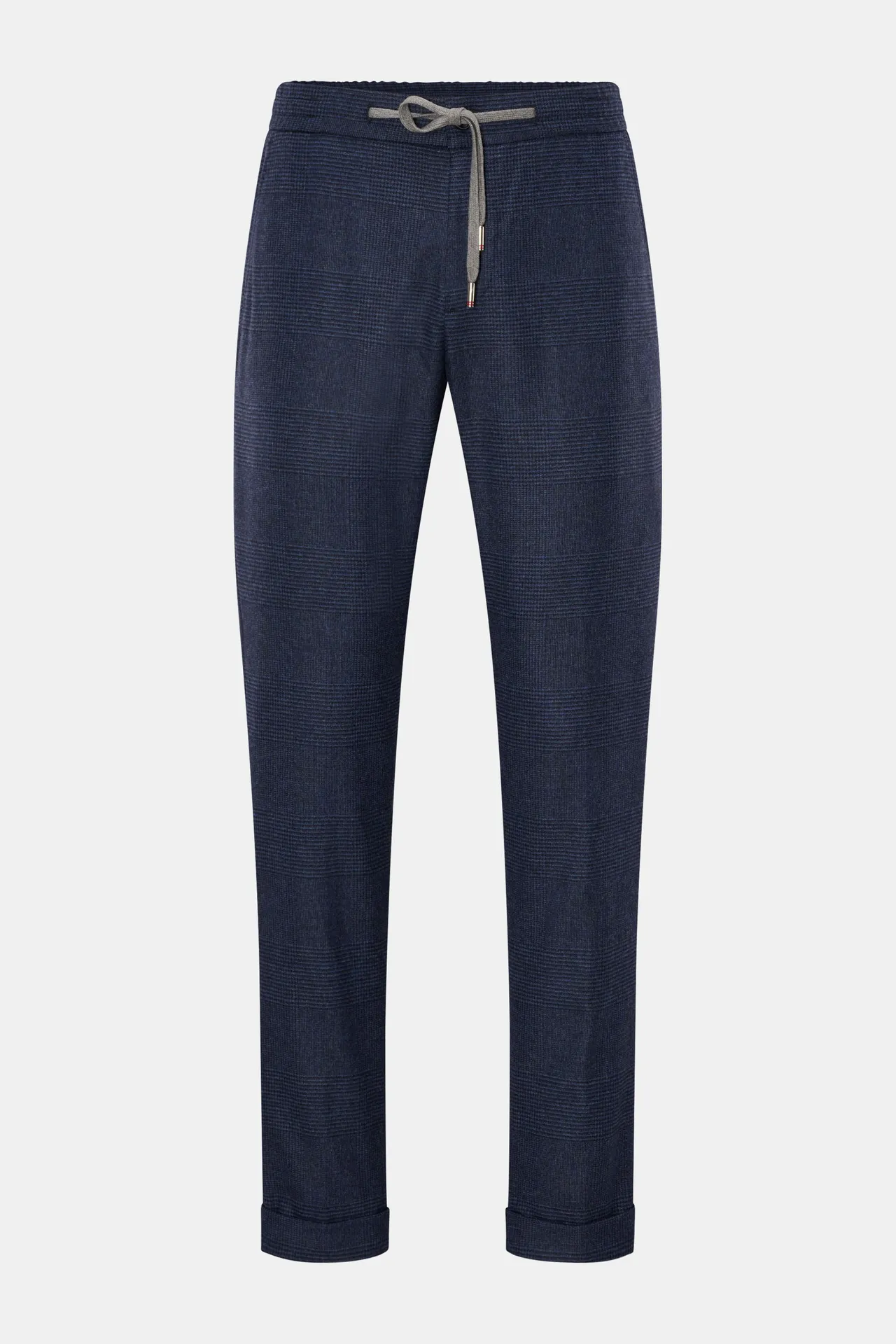 Marco Pescarolo - Herren - Jogpants %27Caracciolo%27 navy/schwarz kariert Marco Pescarolo - Herren - Jogpants %27Caracciolo%27 navy/schwarz kariert