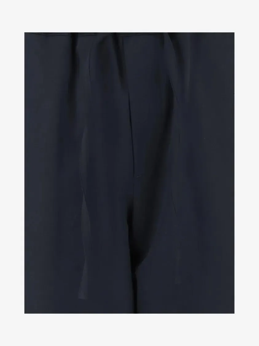 Darkpark - Wide-Fit Stretch Cotton Pants - Größe 48 - blau – Bild 2