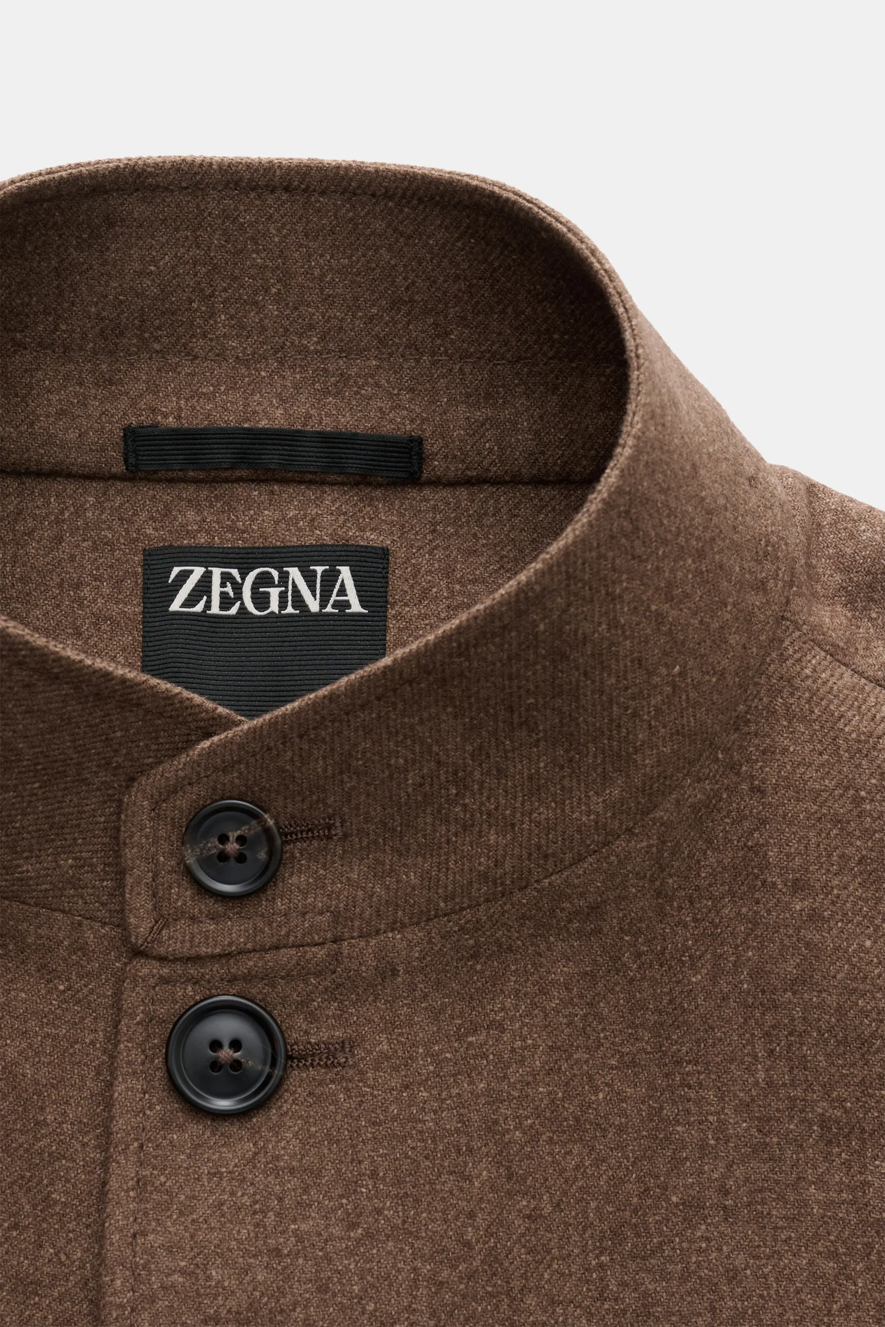 Zegna - Herren - Jacke braun meliert – Bild 3