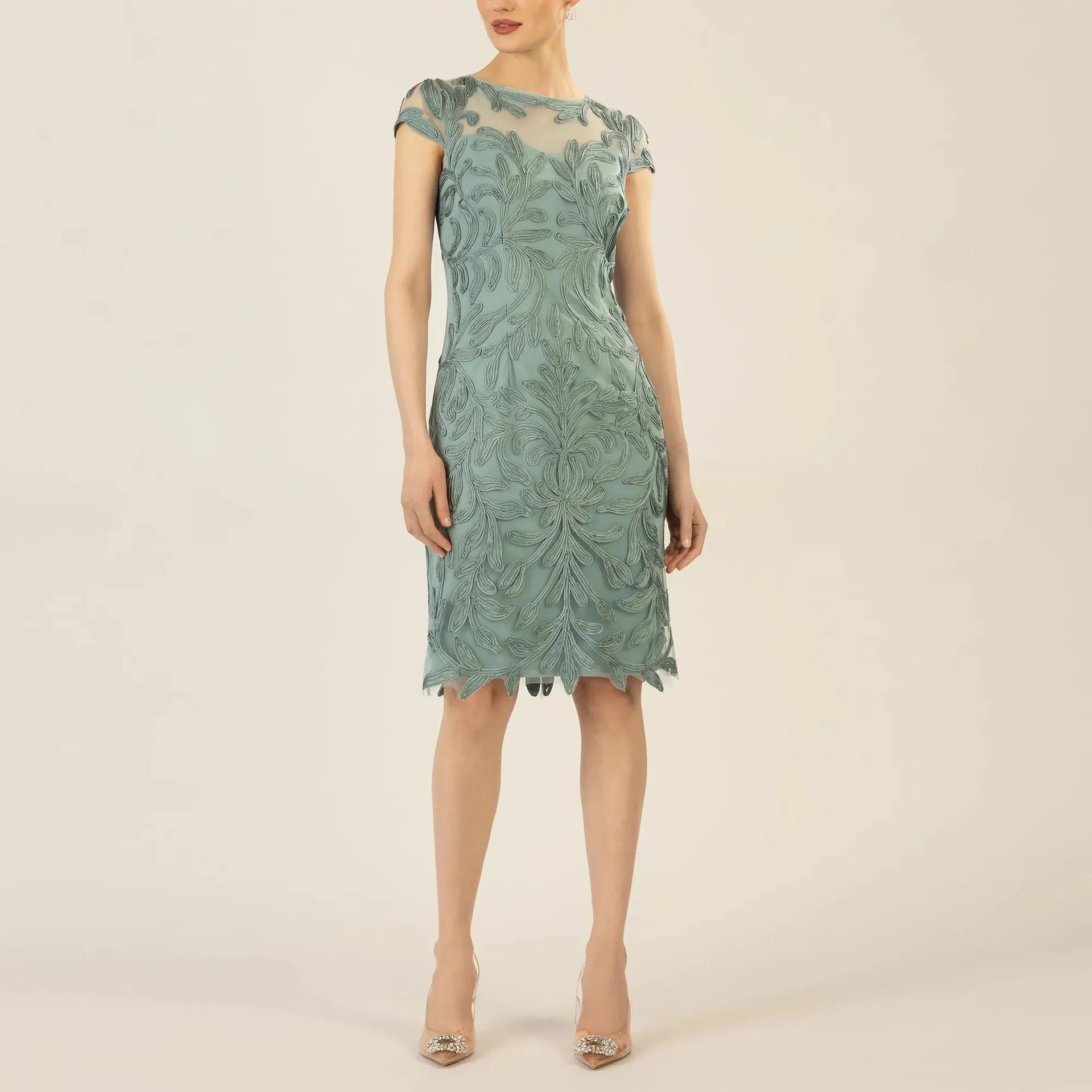 Apart - Cocktailkleid - Größe 38 - grün – Bild 4