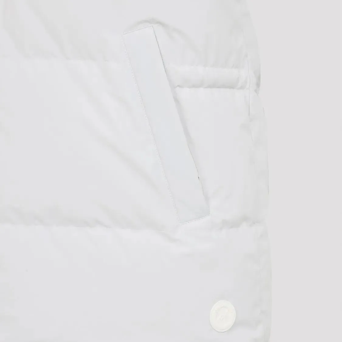 Yves Salomon - Double-Faced White Lamb Gilet With Quilted Design - Größe 38 - weiß – Bild 3