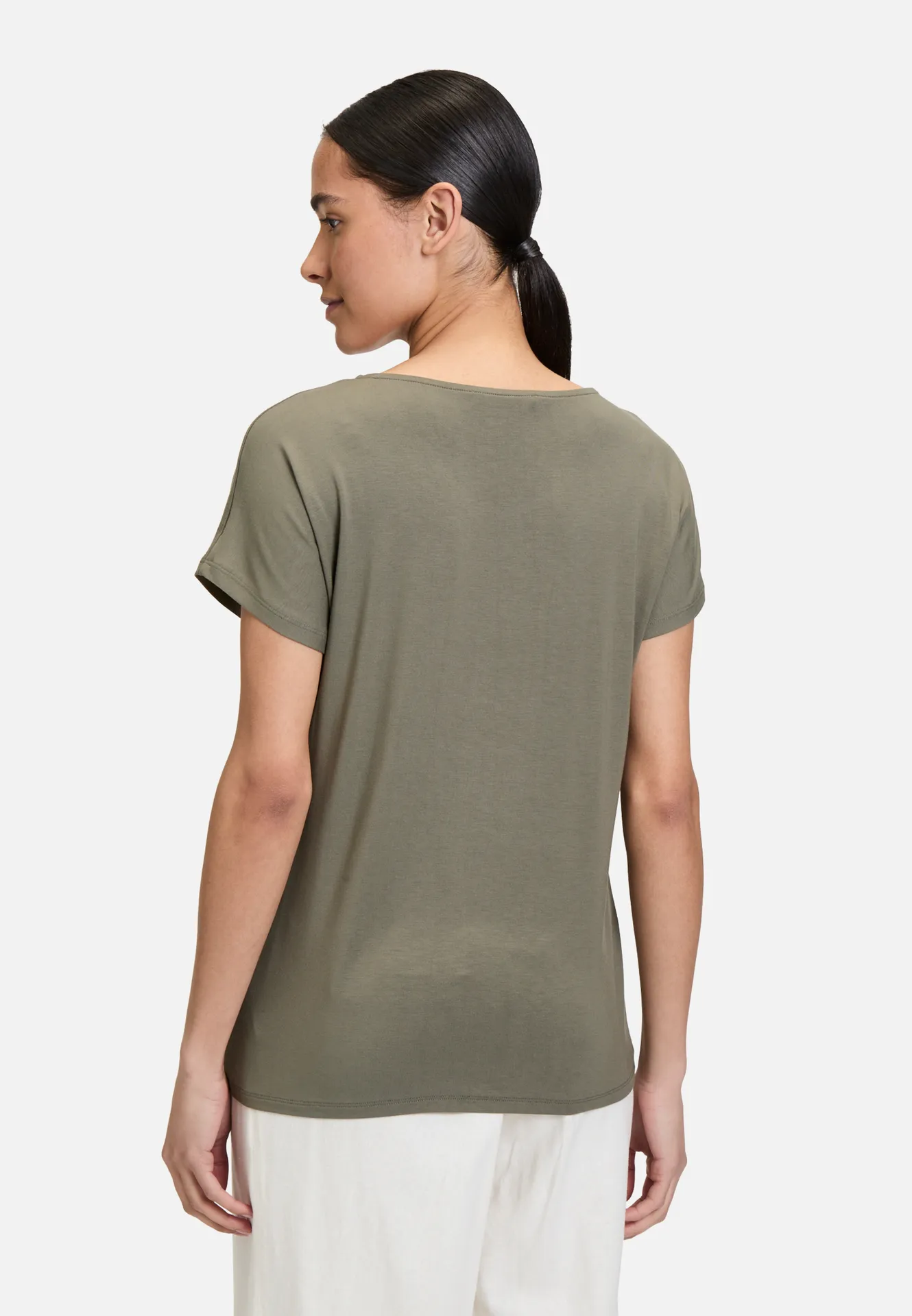 Casual-Shirt mit V-Ausschnitt Casual-Shirt mit V-Ausschnitt