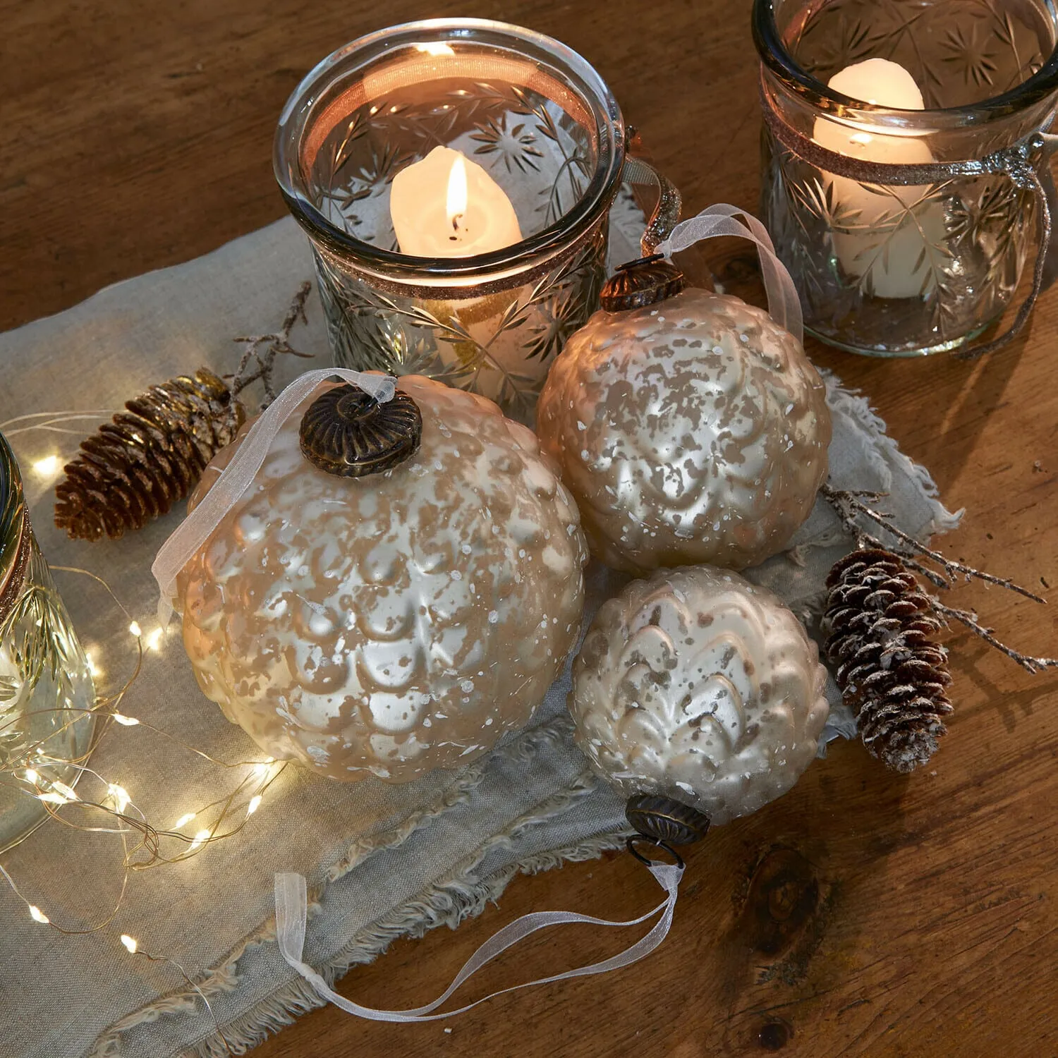 Weihnachtskugel 6er Set Domara – Bild 2