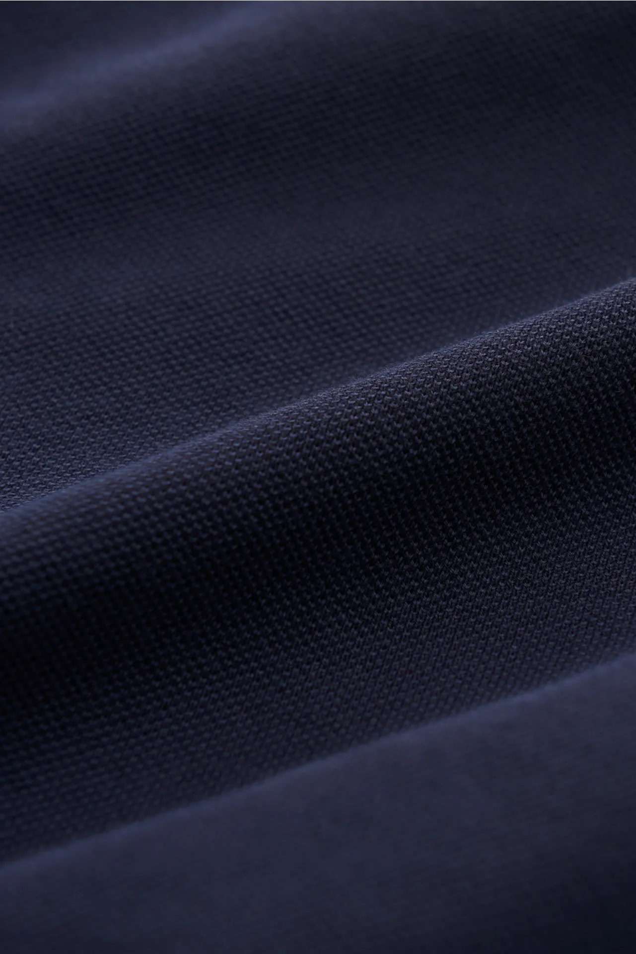 Fedeli - Herren - Piqué-Hemd 'Steve' schmaler Kragen navy – Bild 5