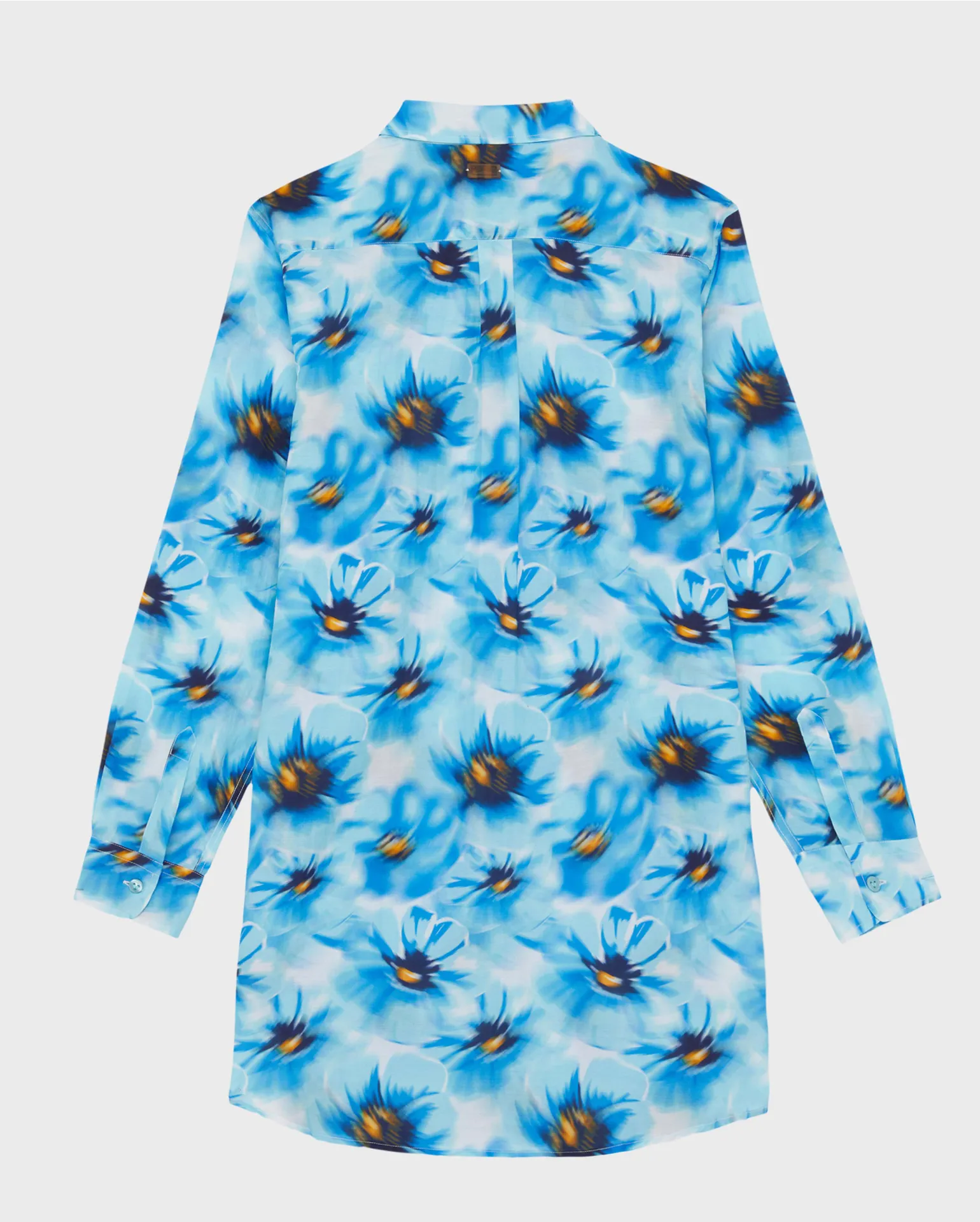 Vilebrequin - Poppies Hemdkleid Aus Baumwollvoile Für Damen - Kleid Im Hemd-stil - Fragance - Blau - Größe M – Bild 2