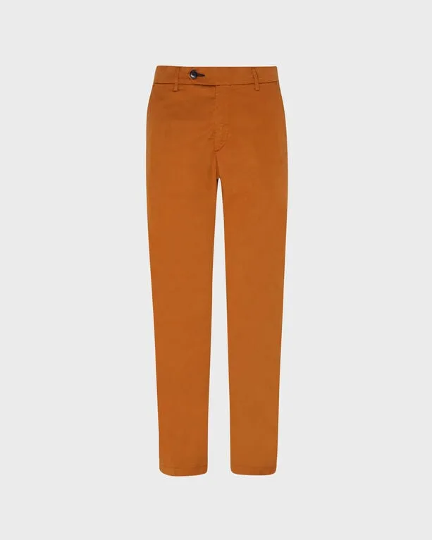 Vilebrequin - Solid Chinohose Aus Tencel Und Baumwolle Für Herren - Hose - Taillat - Marone - Größe 36 Vilebrequin - Solid Chinohose Aus Tencel Und Baumwolle Für Herren - Hose - Taillat - Marone - Größe 36