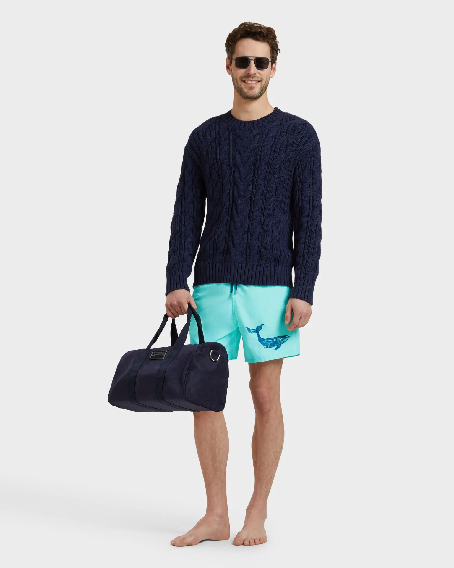 Vilebrequin - Whale Badeshorts Mit Stickerei Für Herren - Bademode - Motu - Blau - Größe XXL – Bild 5