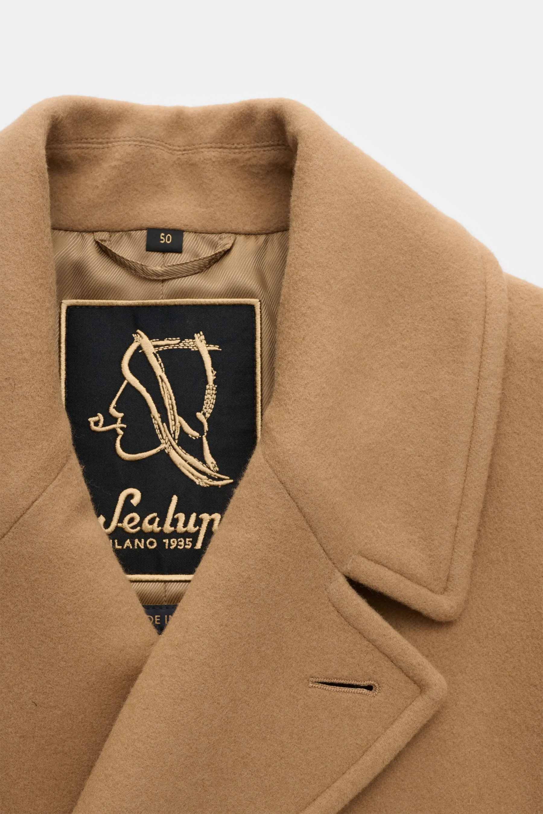 Sealup - Herren - Caban-Kurzmantel 'Genova Peacoat' camel – Bild 3