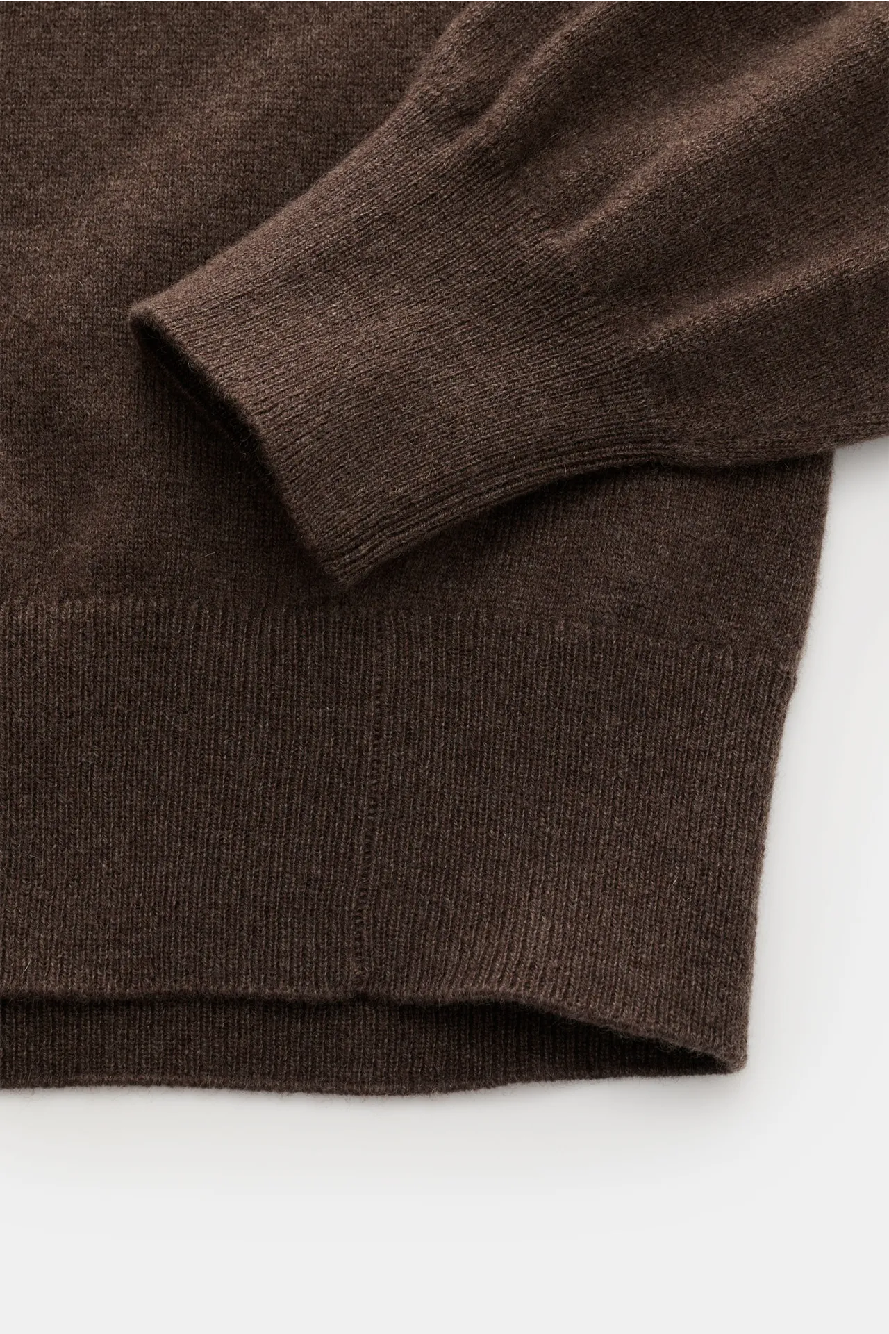 Cruciani - Herren - Cashmere Rollkragenpullover braun – Bild 3