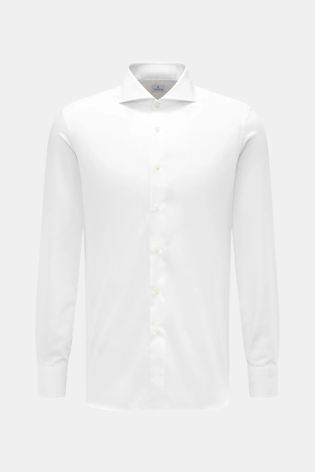Truzzi - Herren - Business Hemd Haifisch-Kragen %27Napoli Busto%27 weiß Truzzi - Herren - Business Hemd Haifisch-Kragen %27Napoli Busto%27 weiß