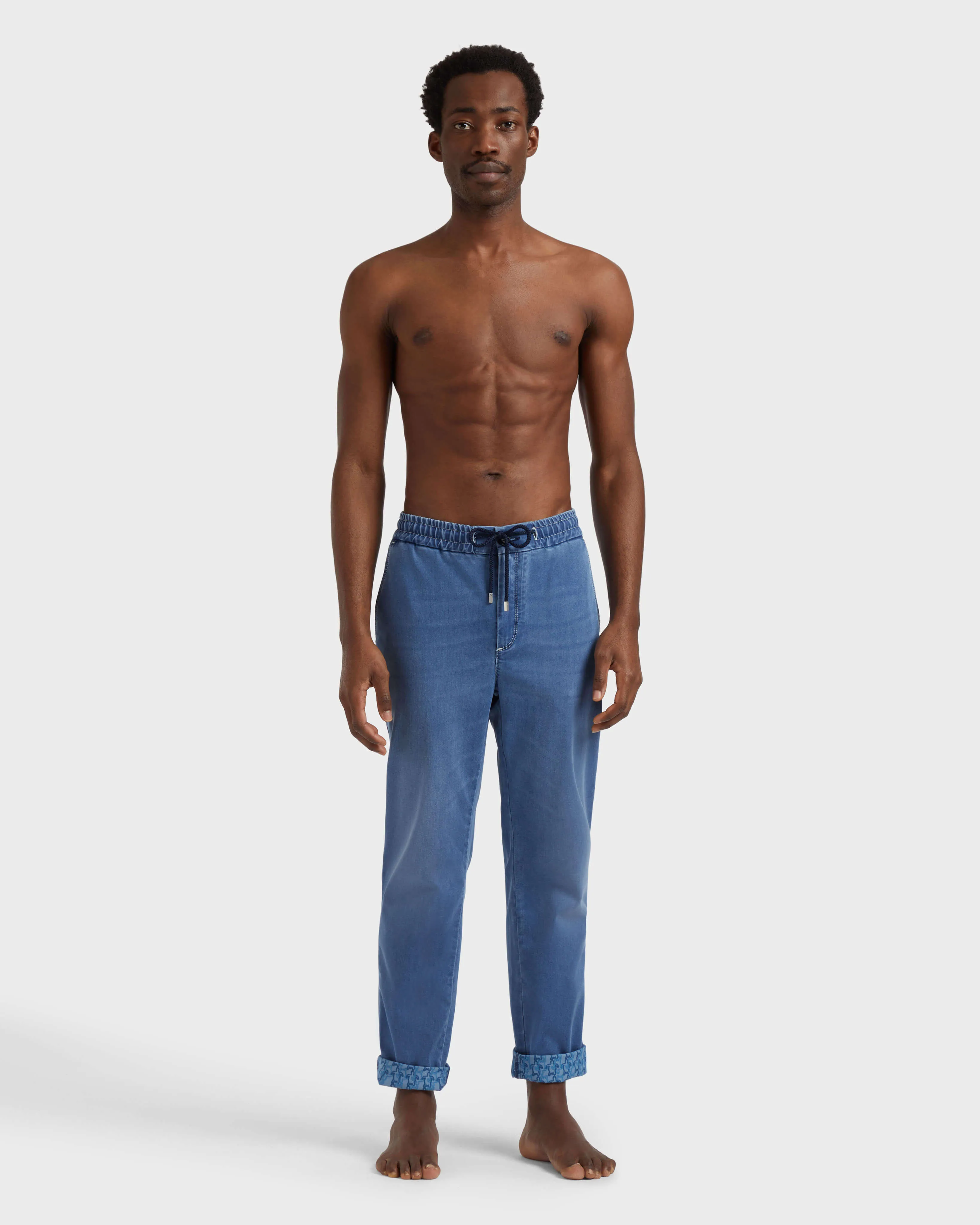 Vilebrequin - Turtles Net Denimhose Für Herren - Jeanshose - Clemence - Blau - Größe 32 – Bild 3