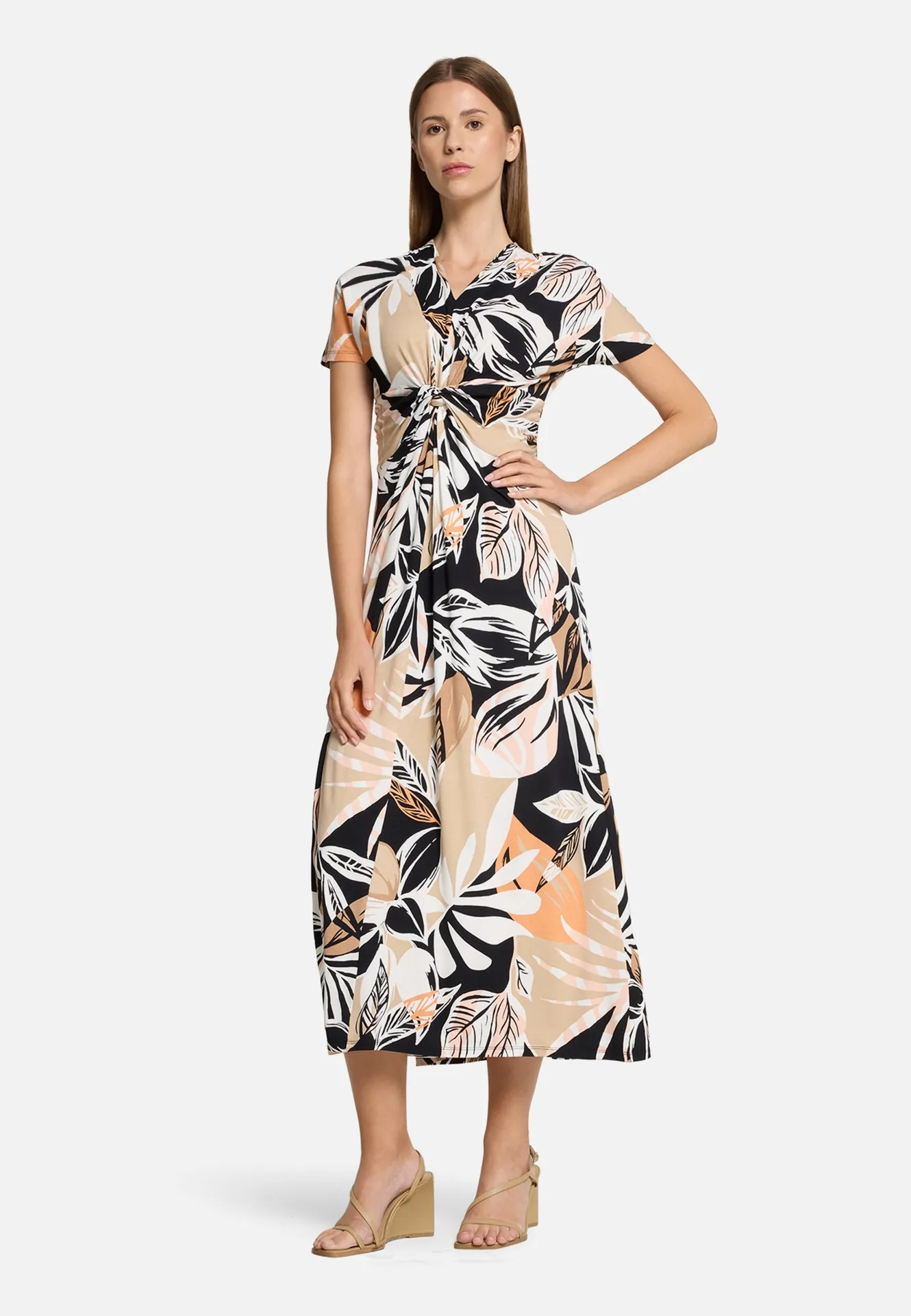 Midikleid mit Raffung – Bild 2