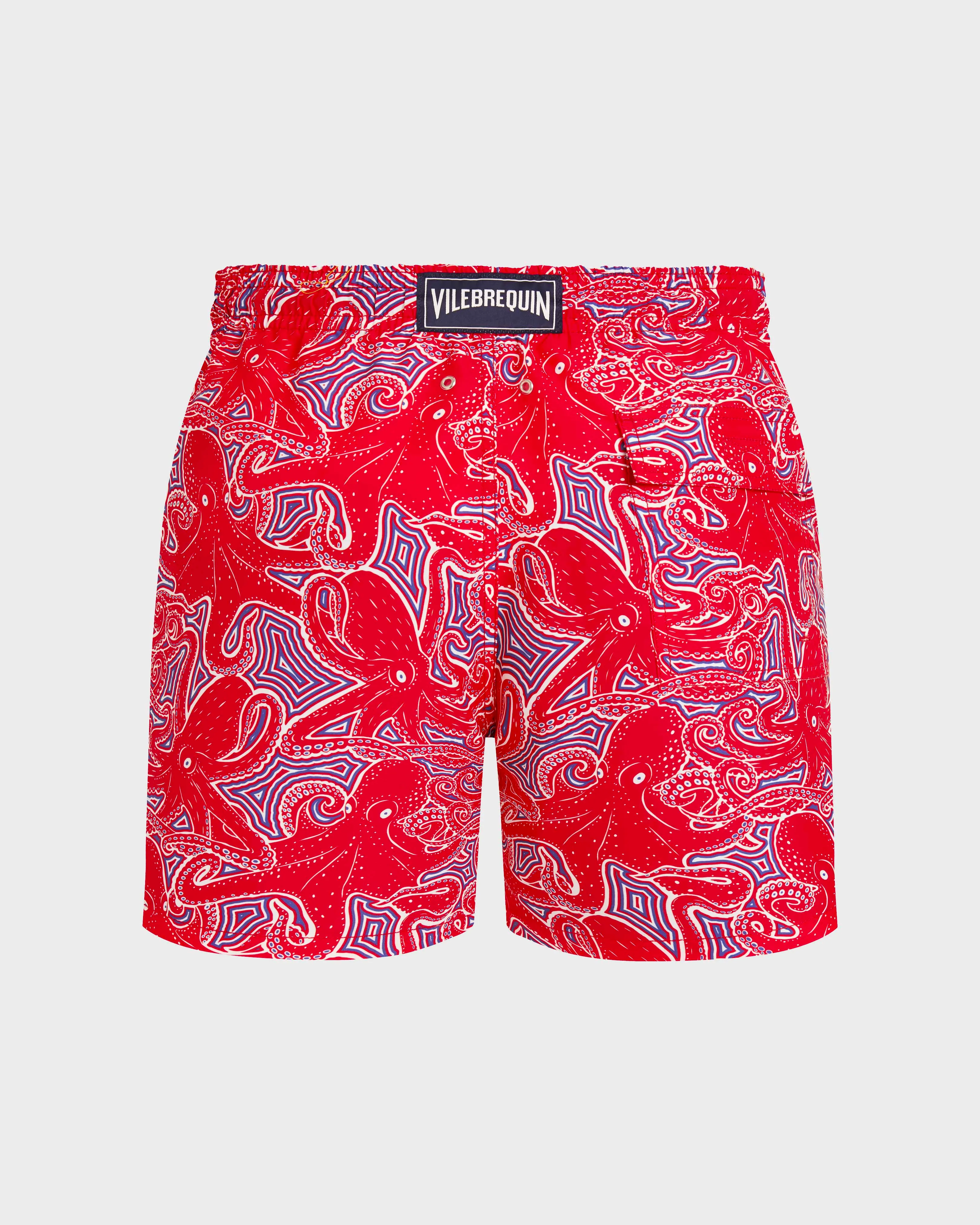 Vilebrequin - Hypnoctopus Badeshorts Für Herren - Bademode - Moorea - Rot - Größe L – Bild 2