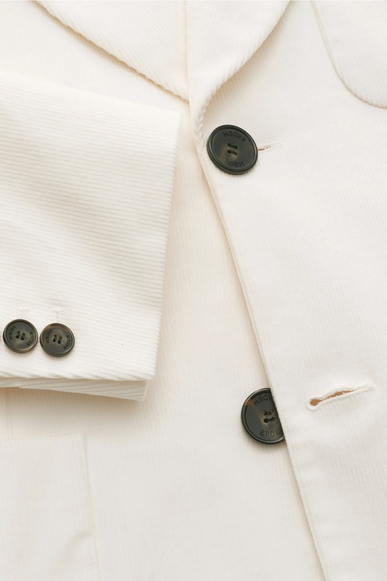 Erdem - Herren - Cordsakko 'Ridley' creme – Bild 2