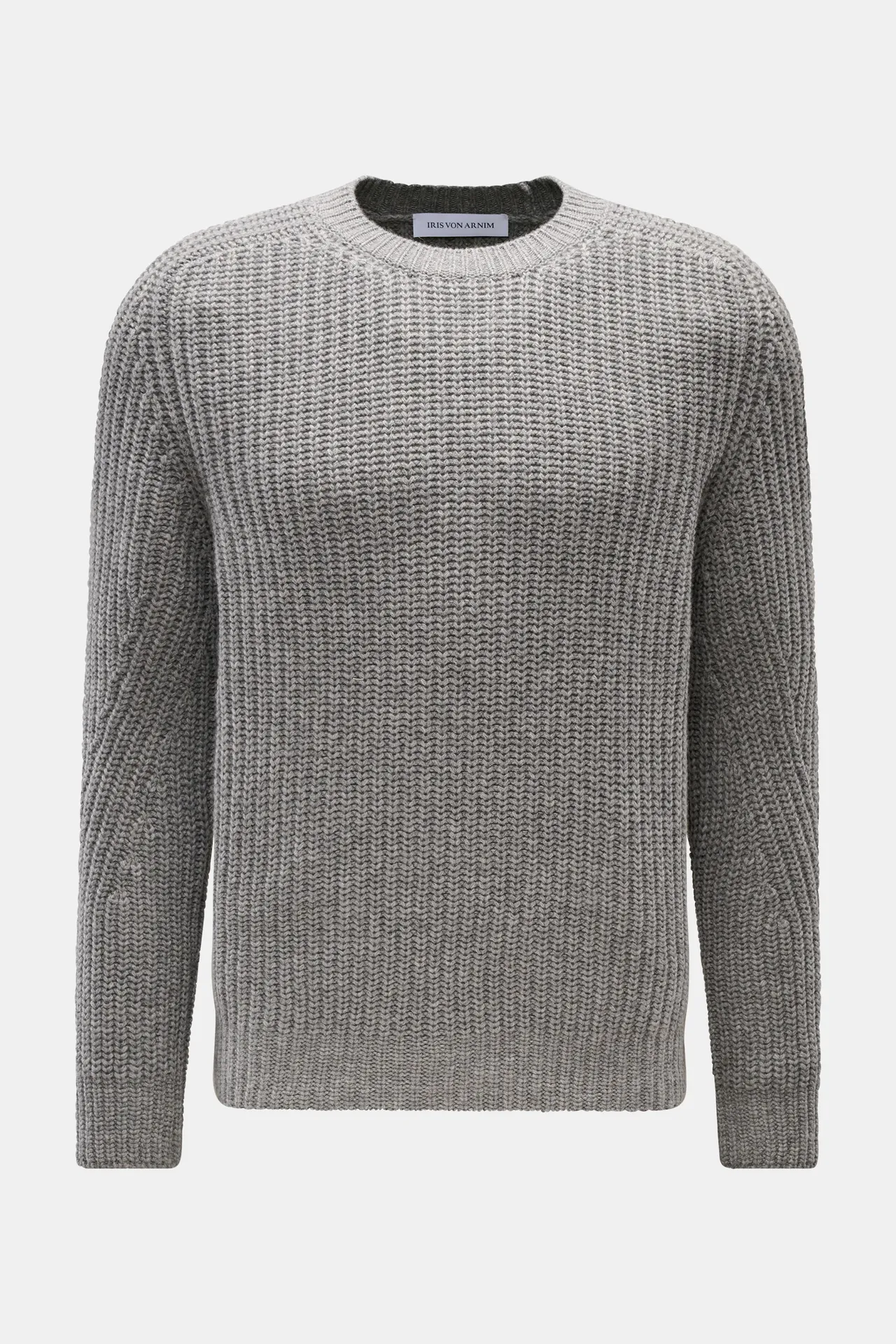 Iris von Arnim - Herren - Cashmere Rundhalspullover %27Arlington%27 grau meliert Iris von Arnim - Herren - Cashmere Rundhalspullover %27Arlington%27 grau meliert