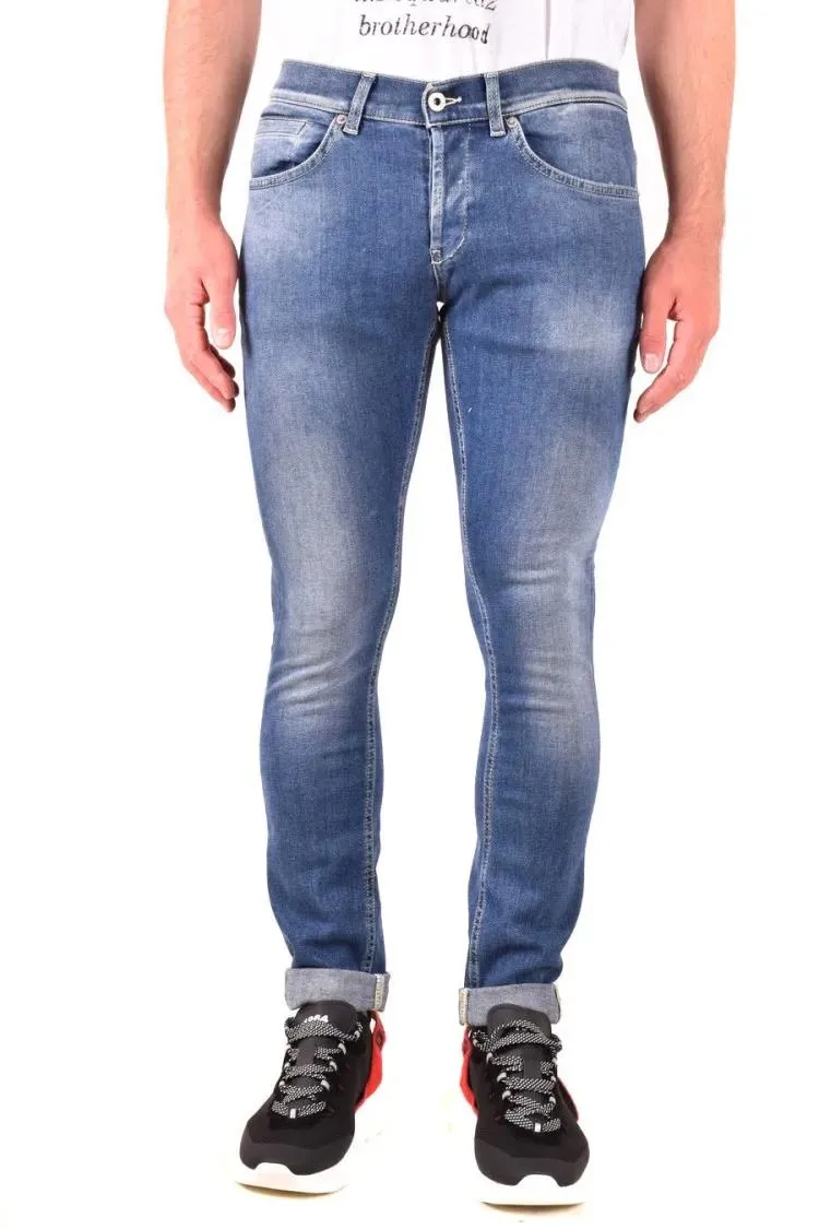 Dondup - Slim Fit Denim Jeans With Classic Blue Wash - Größe 31 - blau Dondup - Slim Fit Denim Jeans With Classic Blue Wash - Größe 31 - blau