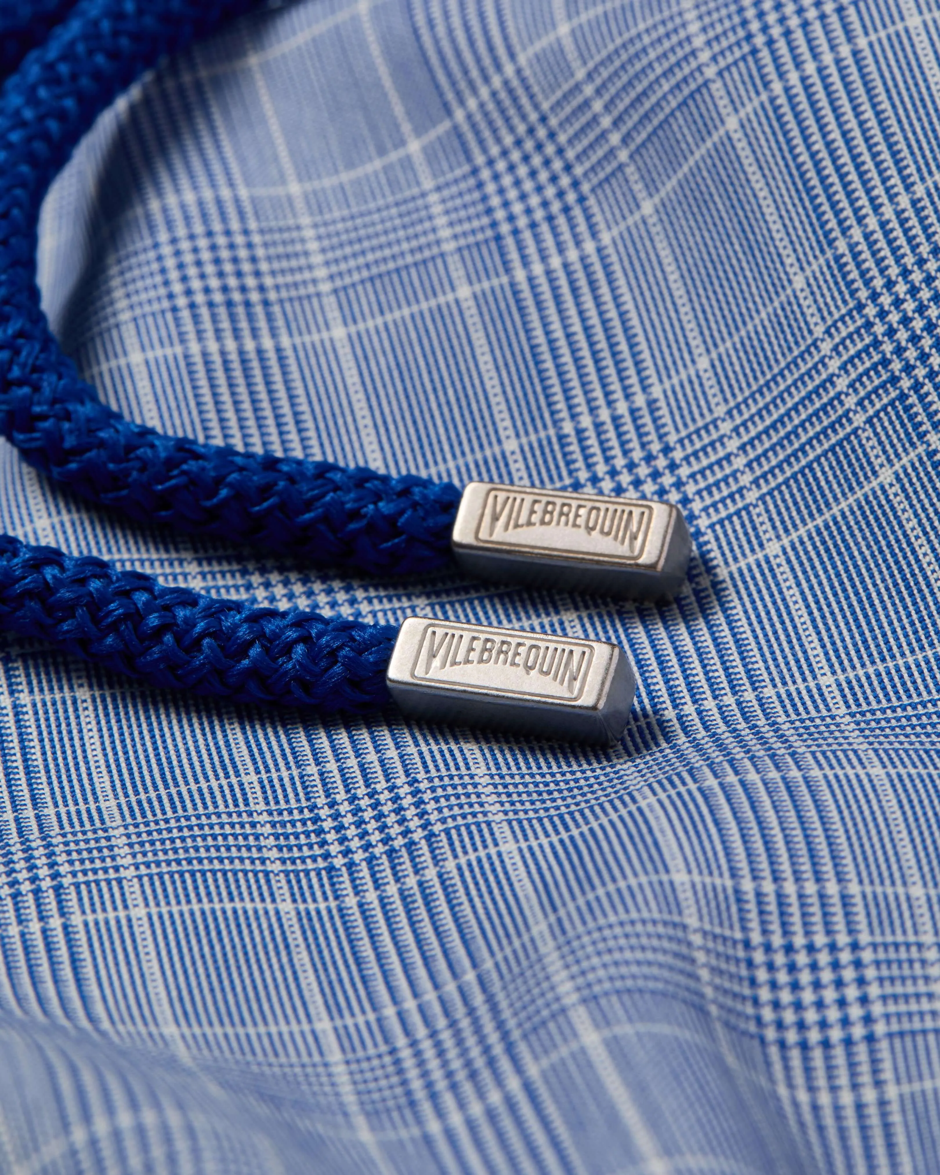 Vilebrequin - Prince Of Wales Check Badeshorts Aus Ultradünner Wolle Für Herren - Bademode - Milton - Blau - Größe M – Bild 5