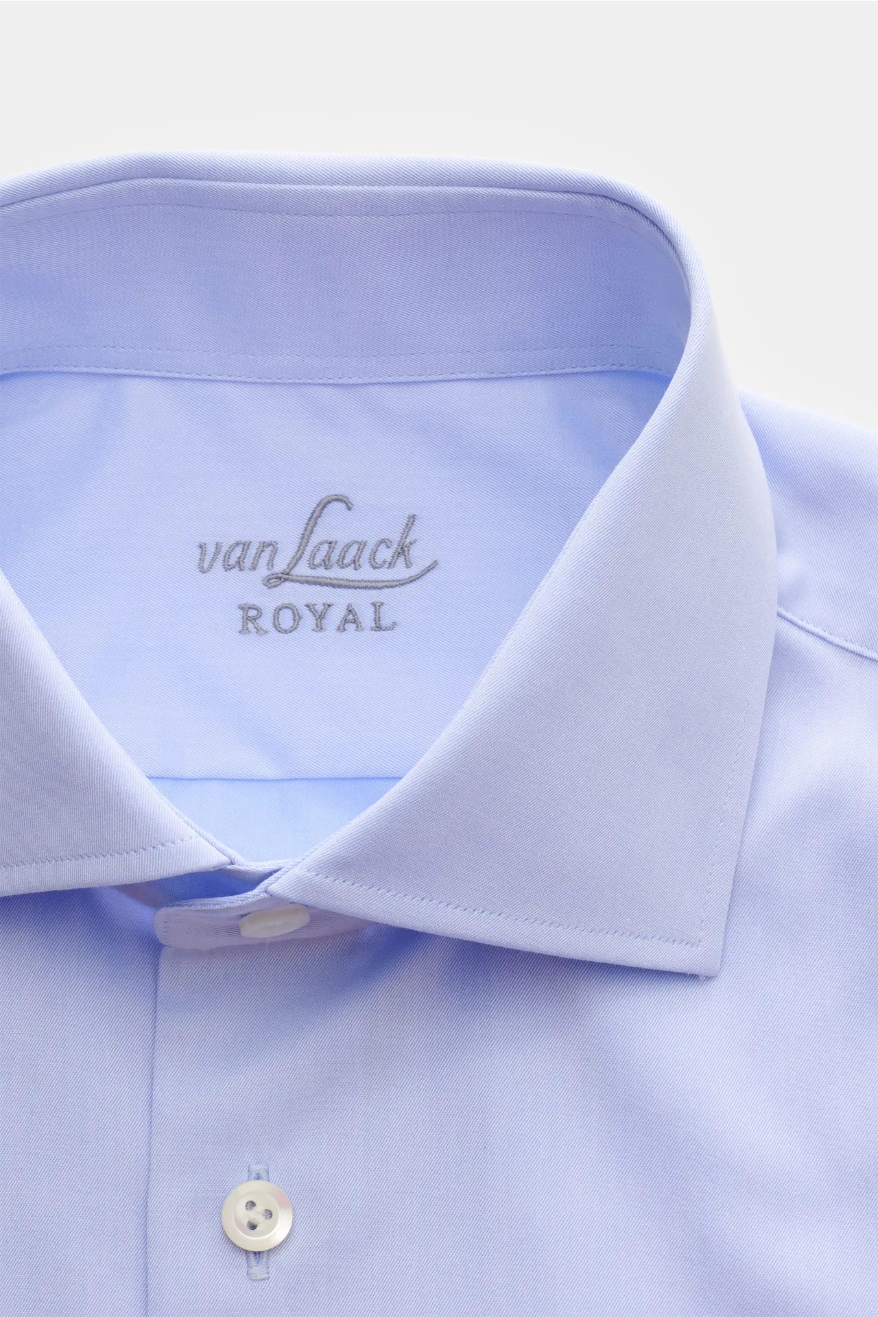 van Laack - Herren - Business Hemd 'Rivara Slim Fit' Haifisch-Kragen hellblau – Bild 2