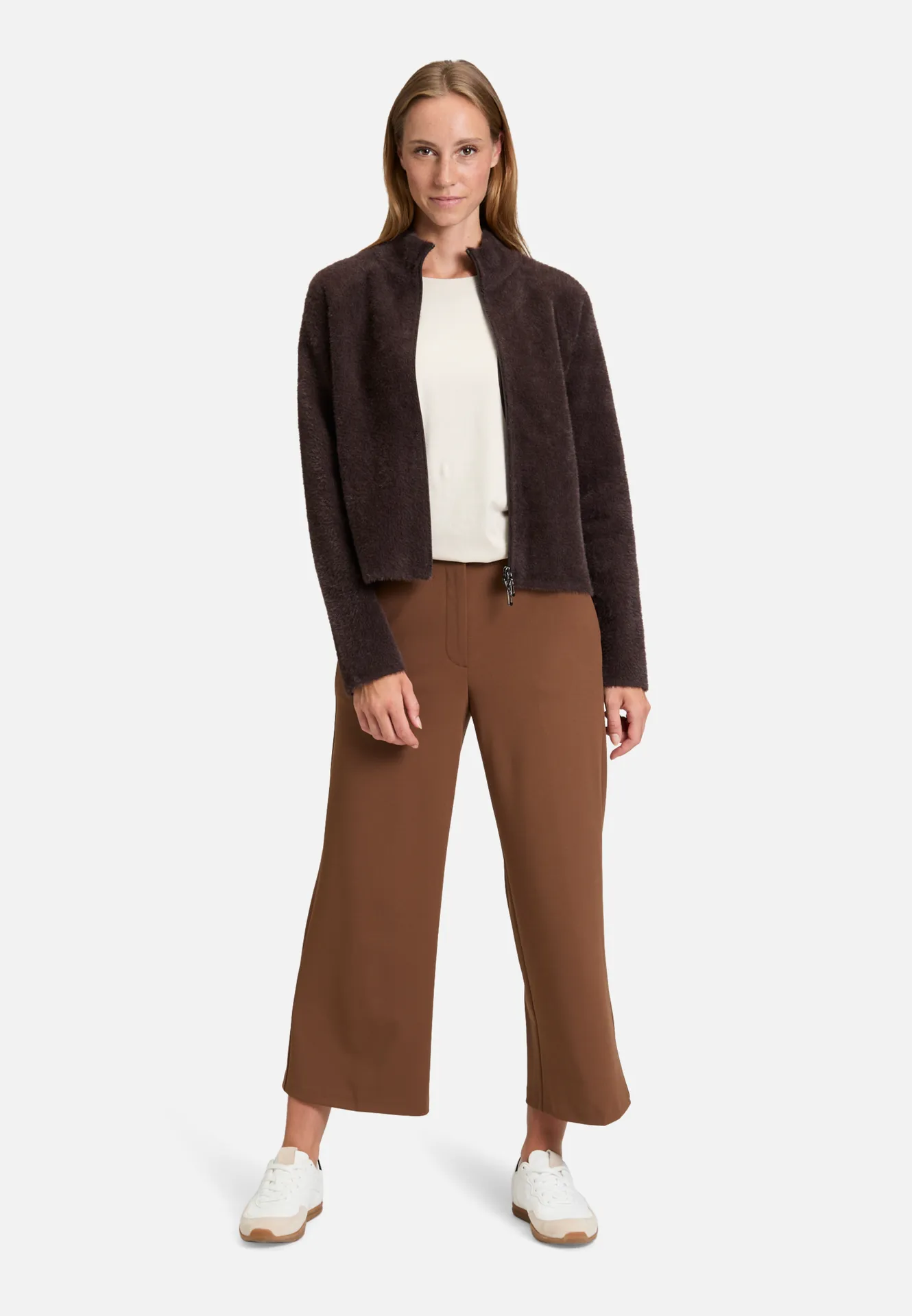 Strick-Cardigan mit Reißverschluss – Bild 2