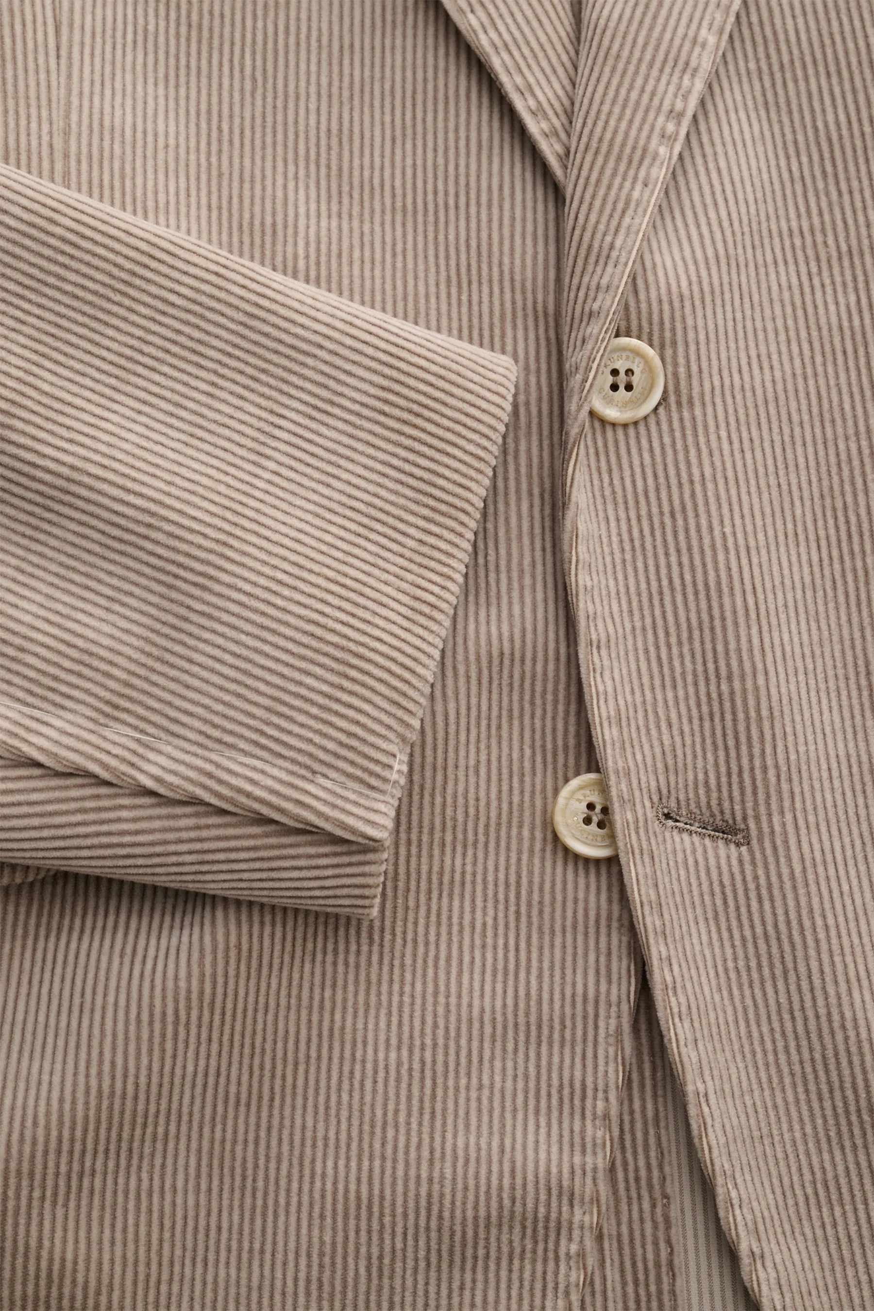 Brunello Cucinelli - Herren - Cordsakko sand – Bild 2