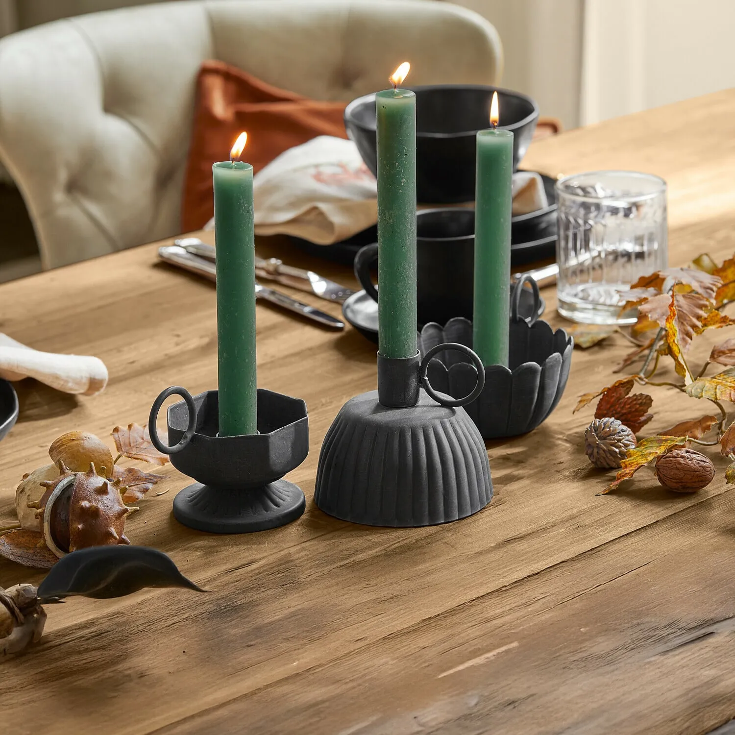 Kerzenhalter 3er Set Lazharin – Bild 2