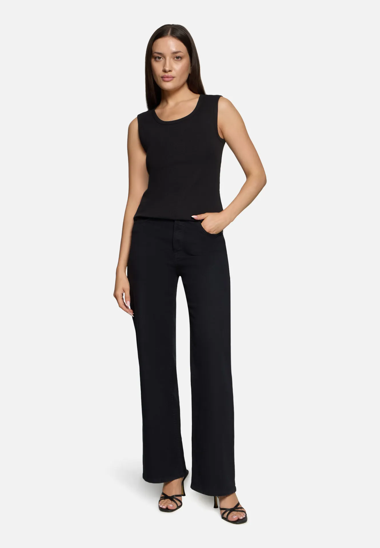 Trägertop mit Rippenstruktur – Bild 2