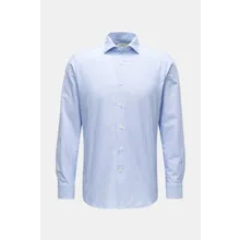 Guglielminotti - Herren - Oxfordhemd Haifisch-Kragen hellblau/weiß gestreift Guglielminotti - Herren - Oxfordhemd Haifisch-Kragen hellblau/weiß gestreift