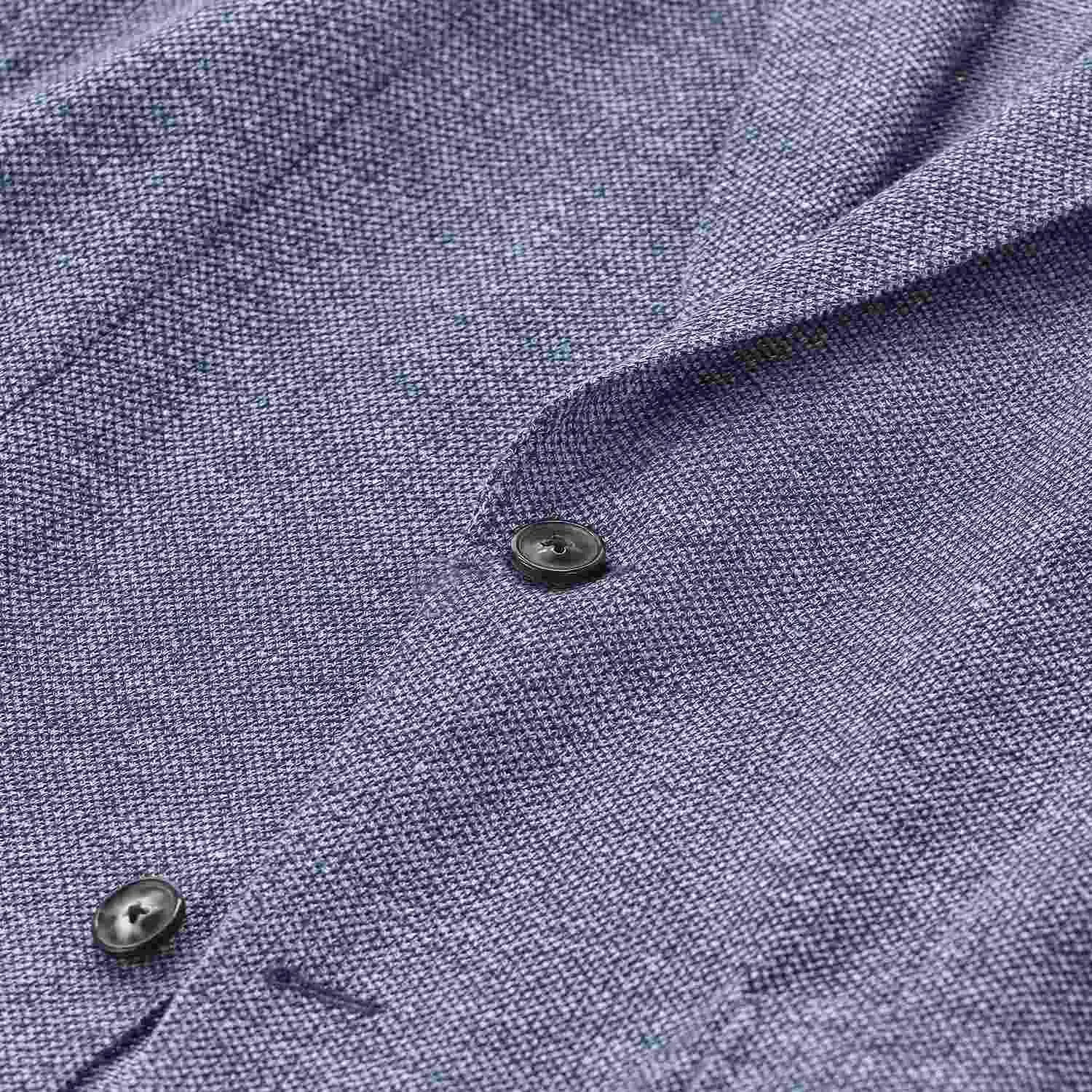 windsor. - Slim-Fit Sakko Giro mit Leinen - Größe 26 - blau – Bild 2