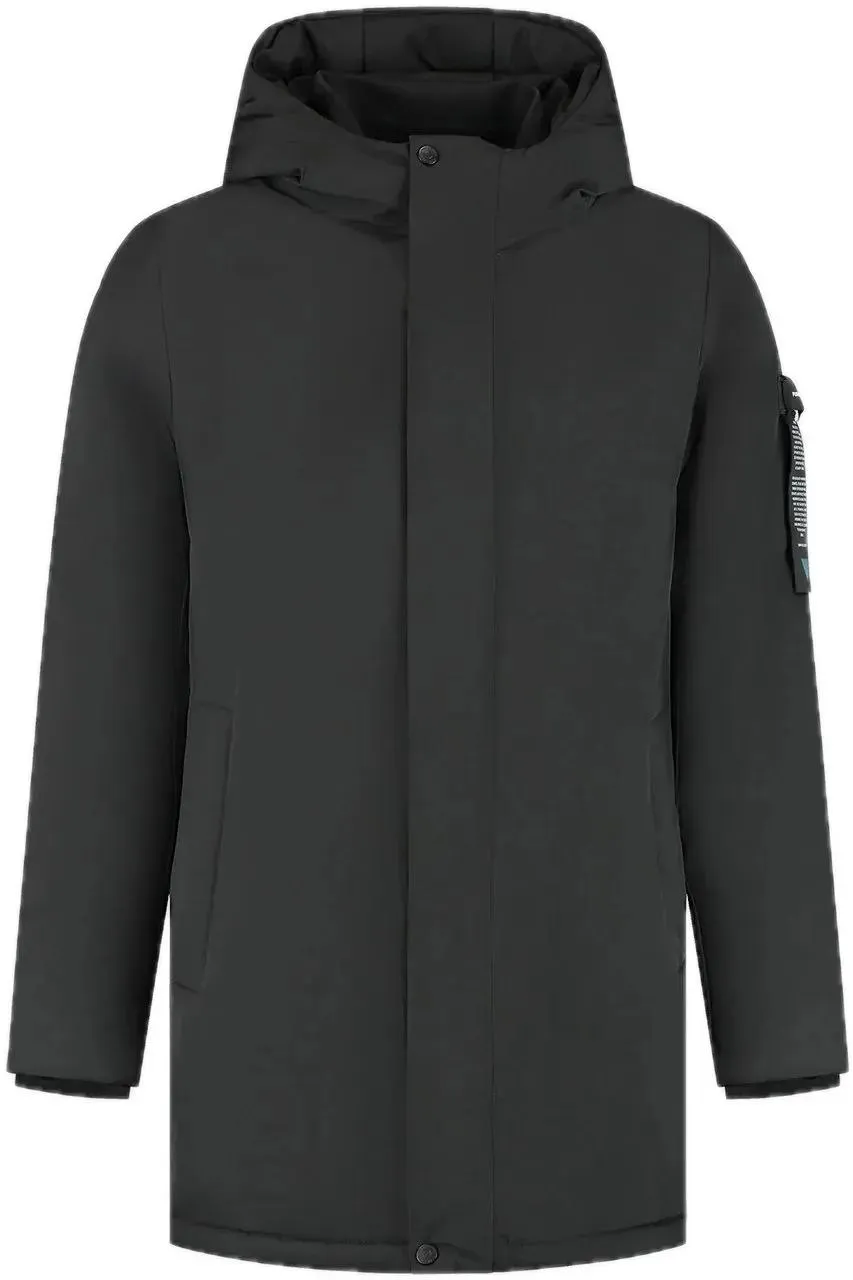 PURE PATH - Parka Jacket Black 25030404 - Größe S - schwarz PURE PATH - Parka Jacket Black 25030404 - Größe S - schwarz