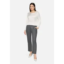 Schlupfbluse mit U-Boot-Ausschnitt