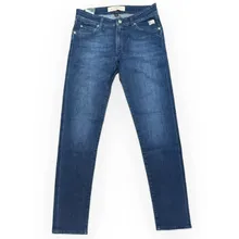 Roy Rogers - Slim-Fit Dark Wash Denim Jeans With Contrasting St - Größe 40 - blau Roy Rogers - Slim-Fit Dark Wash Denim Jeans With Contrasting St - Größe 40 - blau
